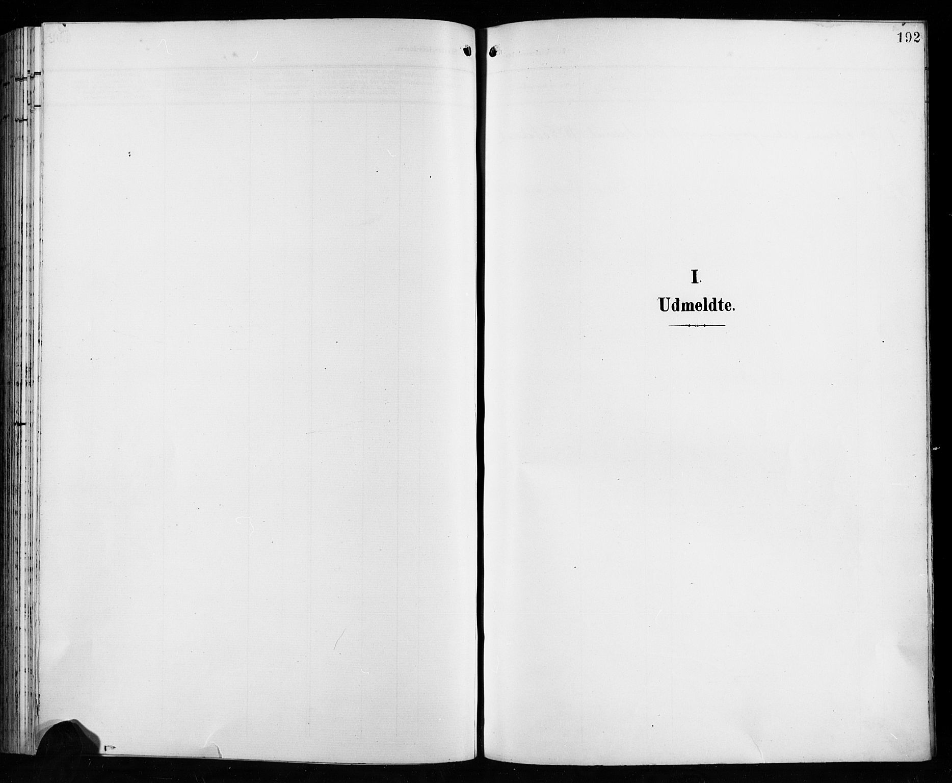 Åseral sokneprestkontor, AV/SAK-1111-0051/F/Fb/L0003: Klokkerbok nr. B 3, 1900-1919, s. 192