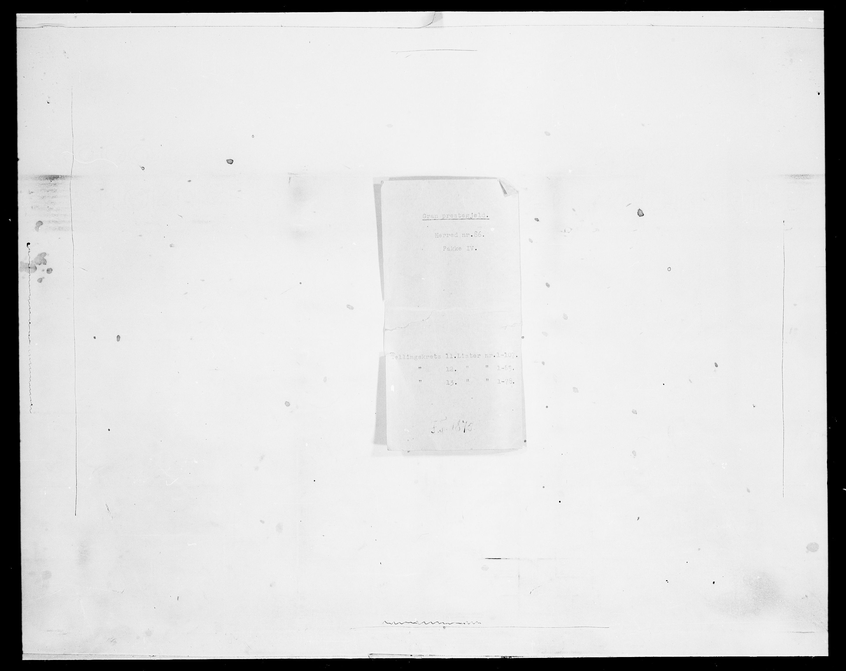 SAH, Folketelling 1875 for 0534P Gran prestegjeld, 1875, s. 2020