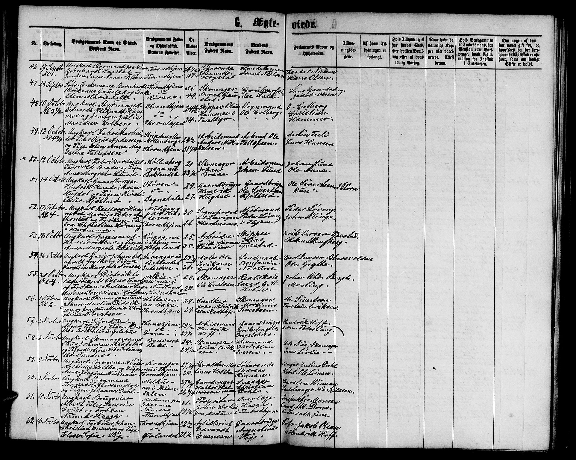 Ministerialprotokoller, klokkerbøker og fødselsregistre - Sør-Trøndelag, AV/SAT-A-1456/602/L0141: Klokkerbok nr. 602C09, 1865-1877
