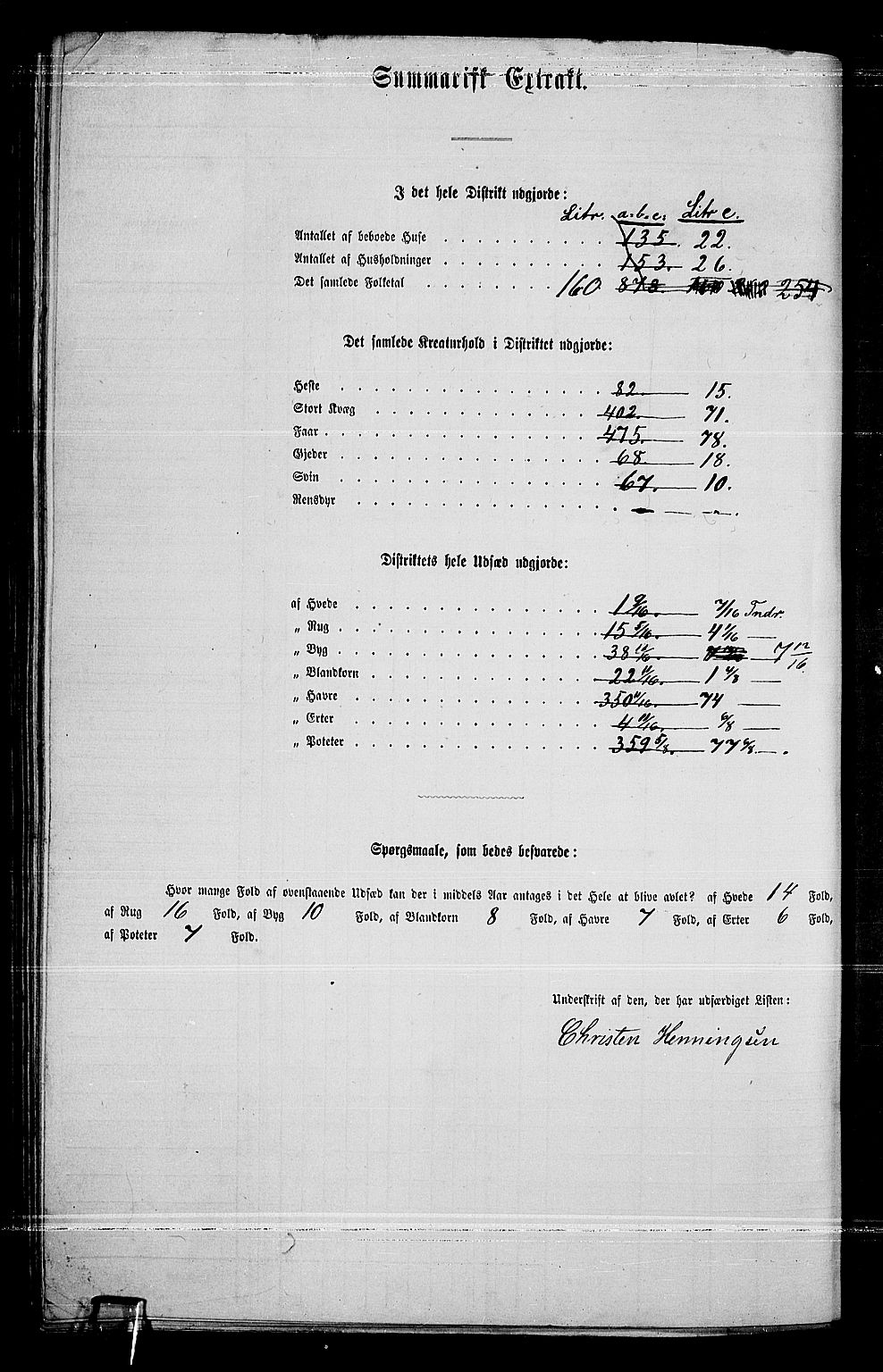 RA, Folketelling 1865 for 0419P Sør-Odal prestegjeld, 1865, s. 243