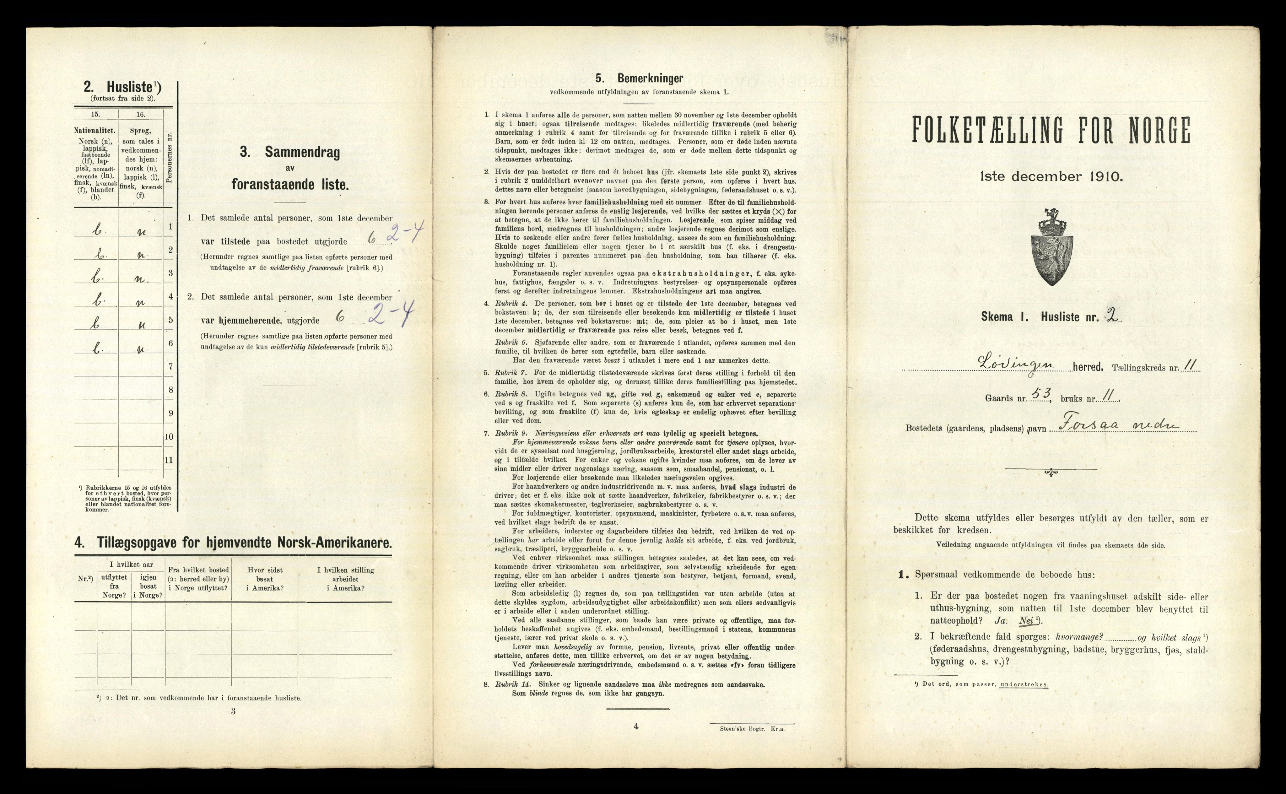 RA, Folketelling 1910 for 1851 Lødingen herred, 1910, s. 889