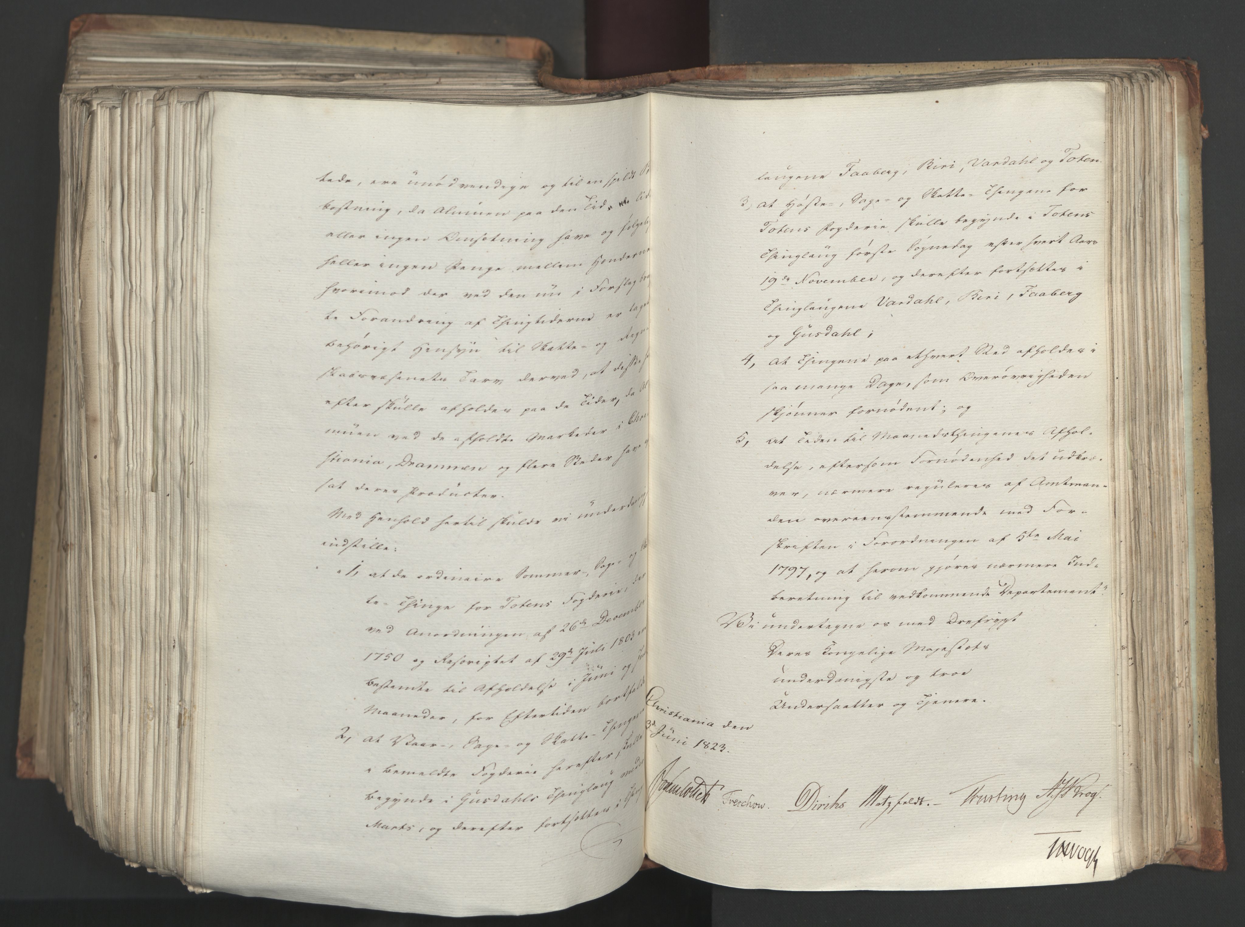 Statsrådsavdelingen i Stockholm, AV/RA-S-1003/D/Da/L0034: Regjeringsinnstillinger nr. 275-540, 1823, s. 538