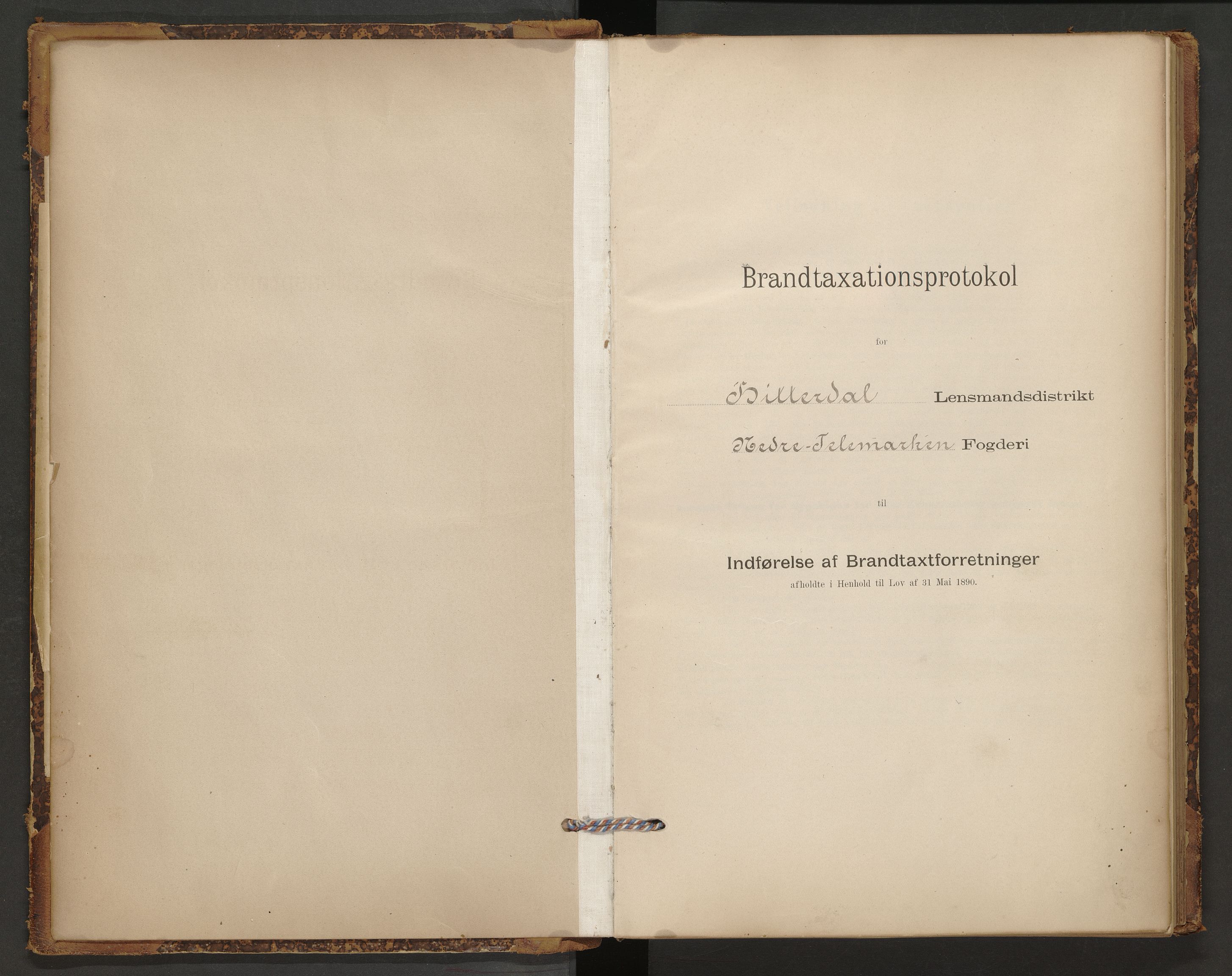 Heddal lensmannskontor, AV/SAKO-A-558/Y/Ye/Yeb/L0001: Skjematakstprotokoll, 1895-1906