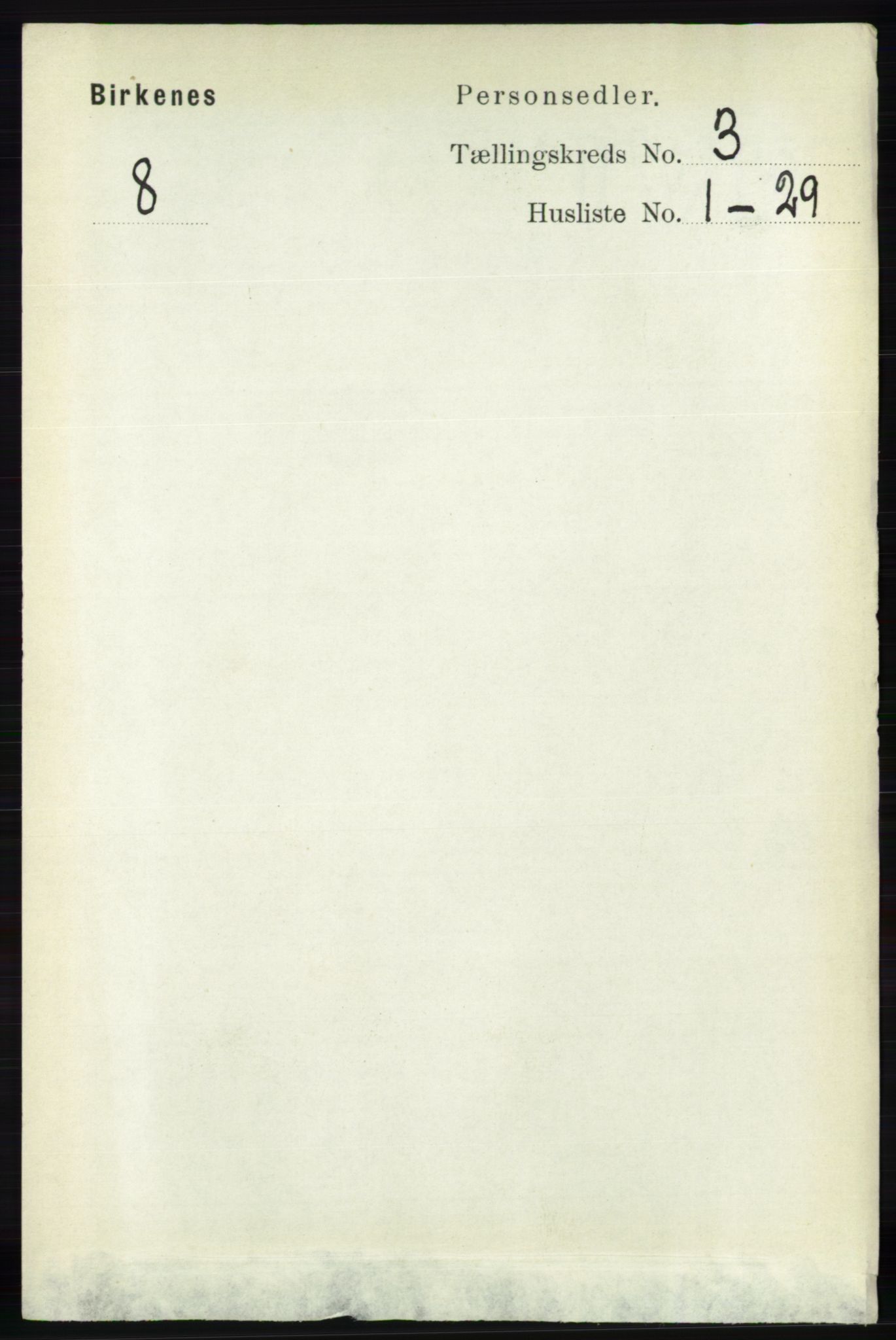 RA, Folketelling 1891 for 0928 Birkenes herred, 1891, s. 846