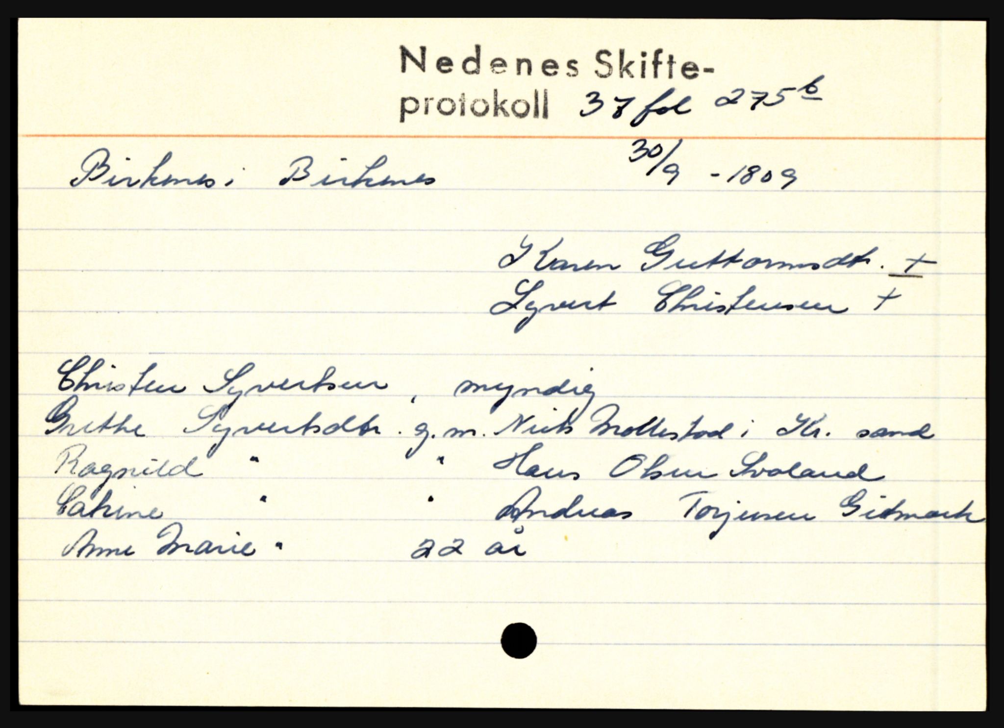 Nedenes sorenskriveri før 1824, AV/SAK-1221-0007/H, s. 2631