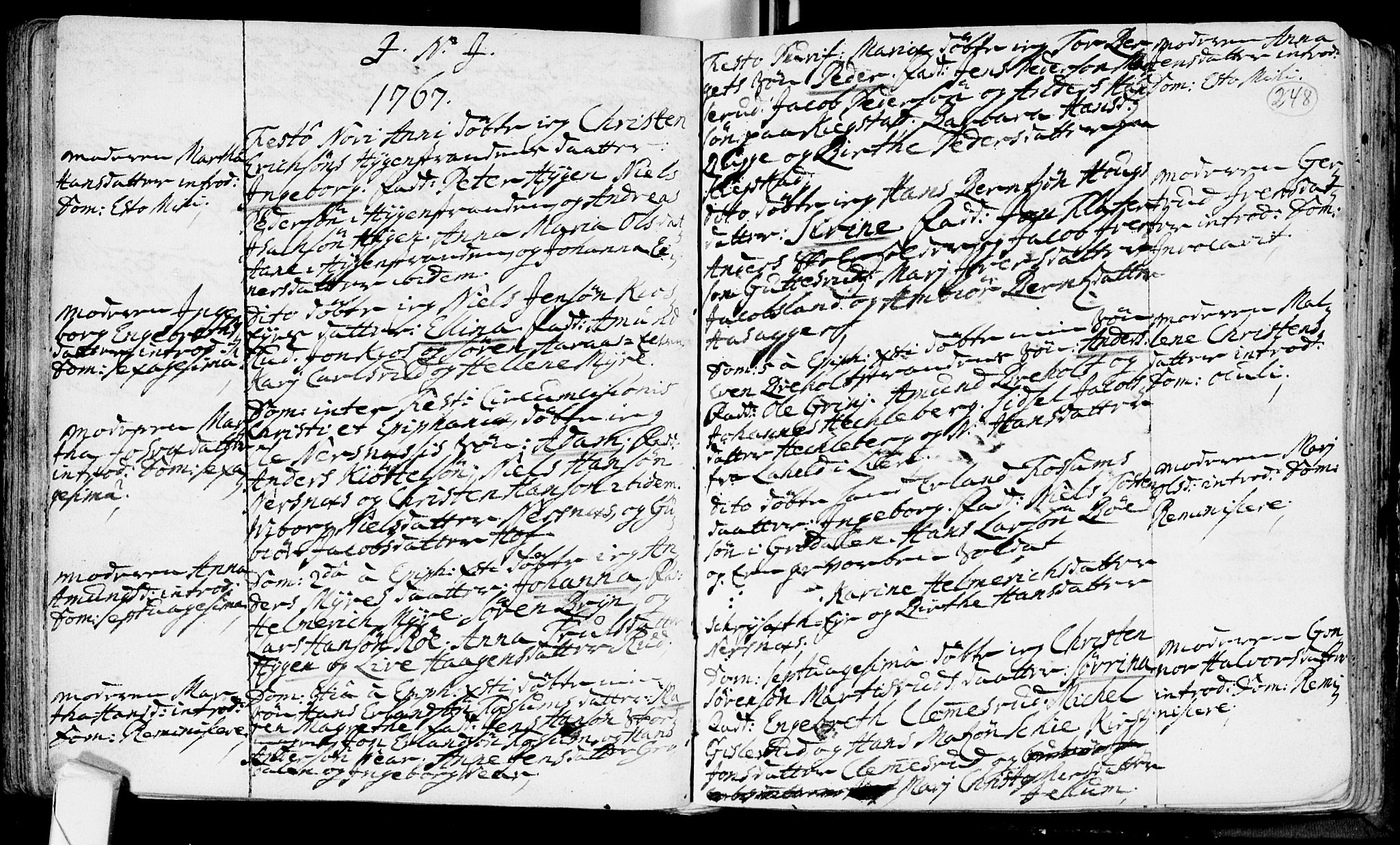 Røyken kirkebøker, SAKO/A-241/F/Fa/L0002: Ministerialbok nr. 2, 1731-1782, s. 248
