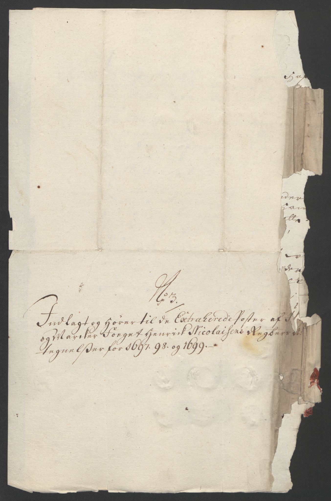 Rentekammeret inntil 1814, Reviderte regnskaper, Fogderegnskap, AV/RA-EA-4092/R01/L0014: Fogderegnskap Idd og Marker, 1699, s. 218