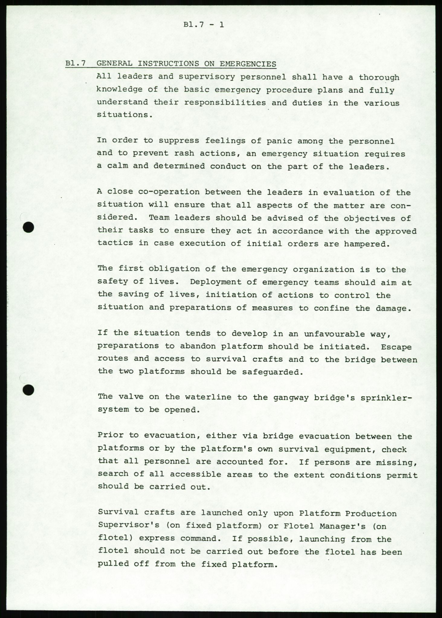 Justisdepartementet, Granskningskommisjonen ved Alexander Kielland-ulykken 27.3.1980, AV/RA-S-1165/D/L0016: O Beredskapsplaner (Doku.liste + O1-O3 av 3), 1980-1981, s. 296