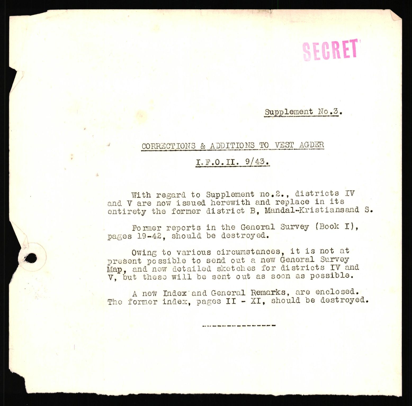 Forsvaret, Forsvarets overkommando II, AV/RA-RAFA-3915/D/Dd/L0023: Vest-Agder, 1942-1943, s. 109