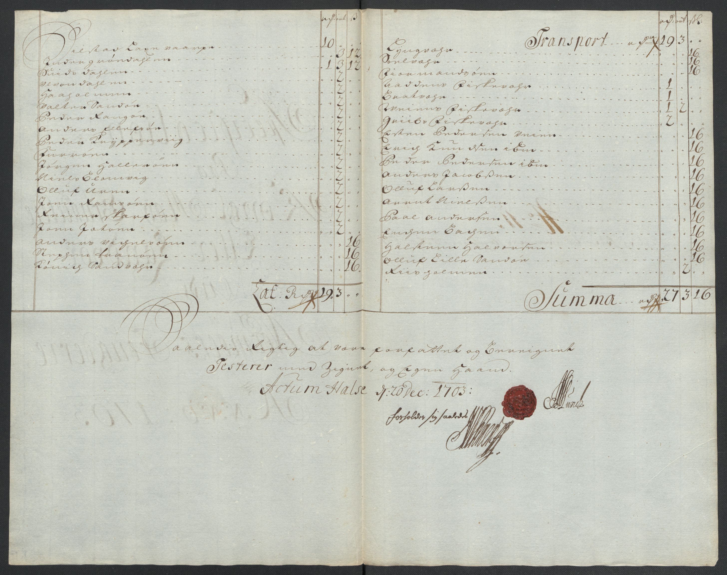 Rentekammeret inntil 1814, Reviderte regnskaper, Fogderegnskap, RA/EA-4092/R56/L3740: Fogderegnskap Nordmøre, 1703-1704, s. 104