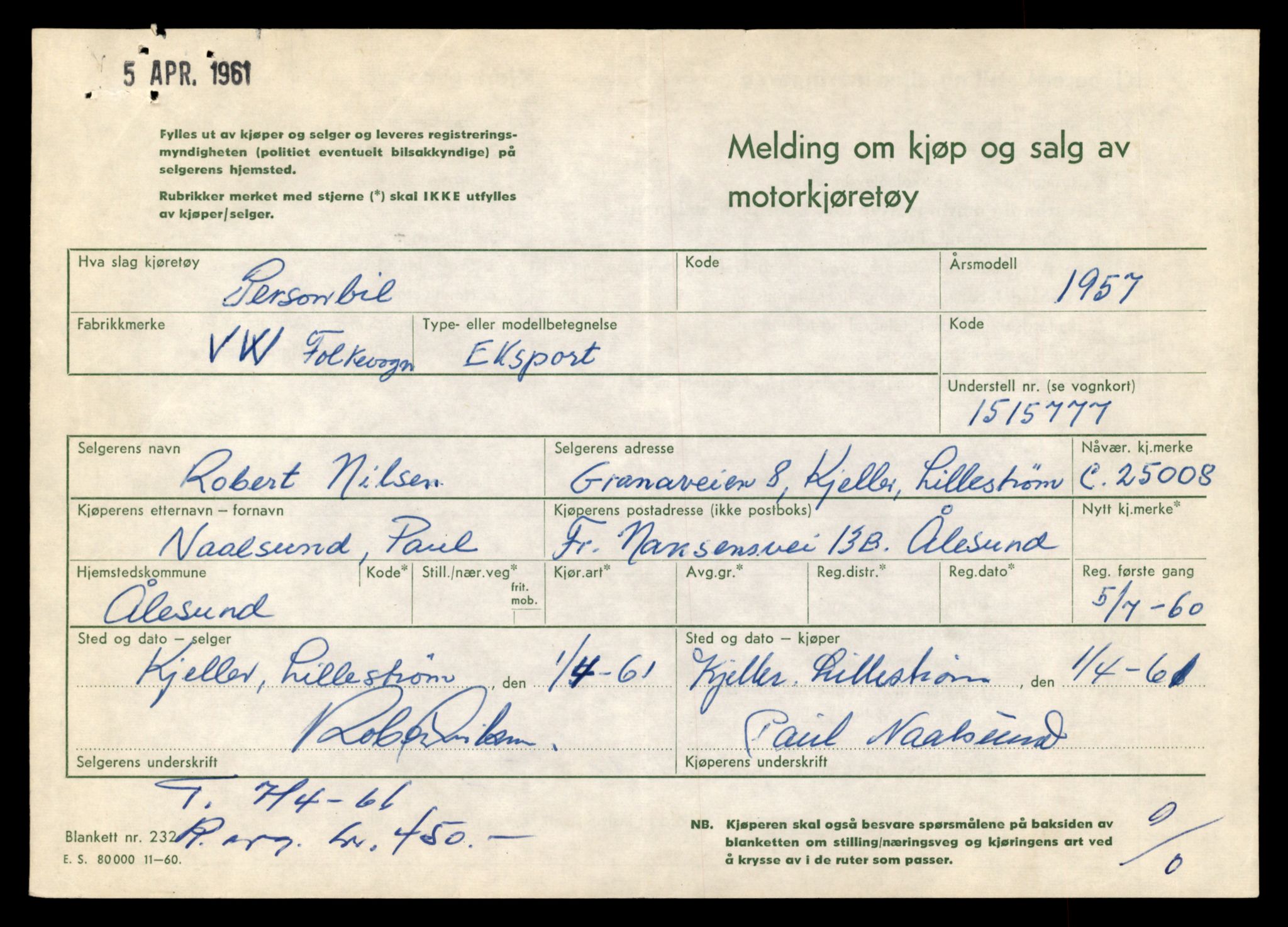 Møre og Romsdal vegkontor - Ålesund trafikkstasjon, SAT/A-4099/F/Fe/L0020: Registreringskort for kjøretøy T 10351 - T 10470, 1927-1998, s. 1988