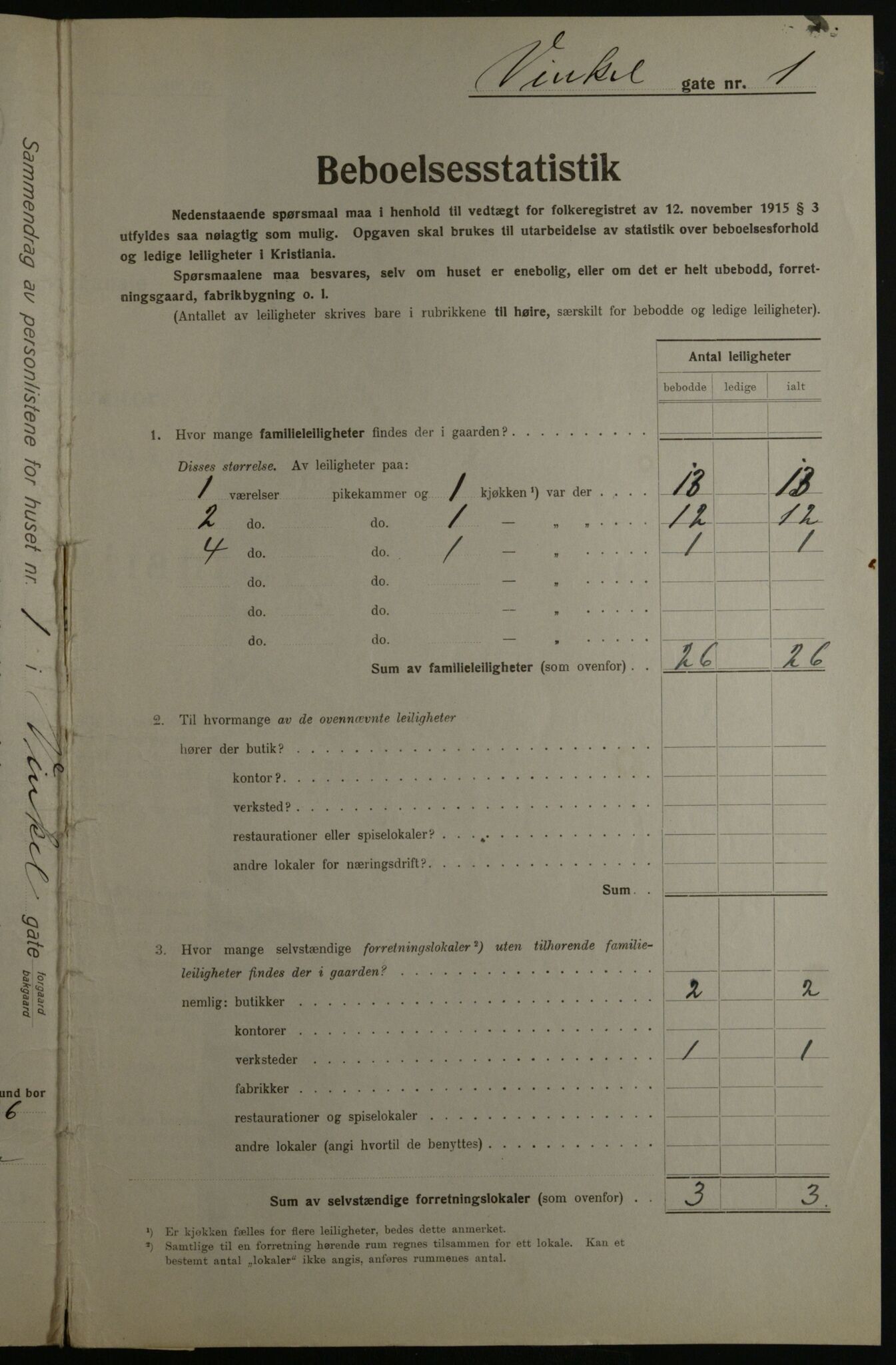 OBA, Kommunal folketelling 1.12.1923 for Kristiania, 1923, s. 136477