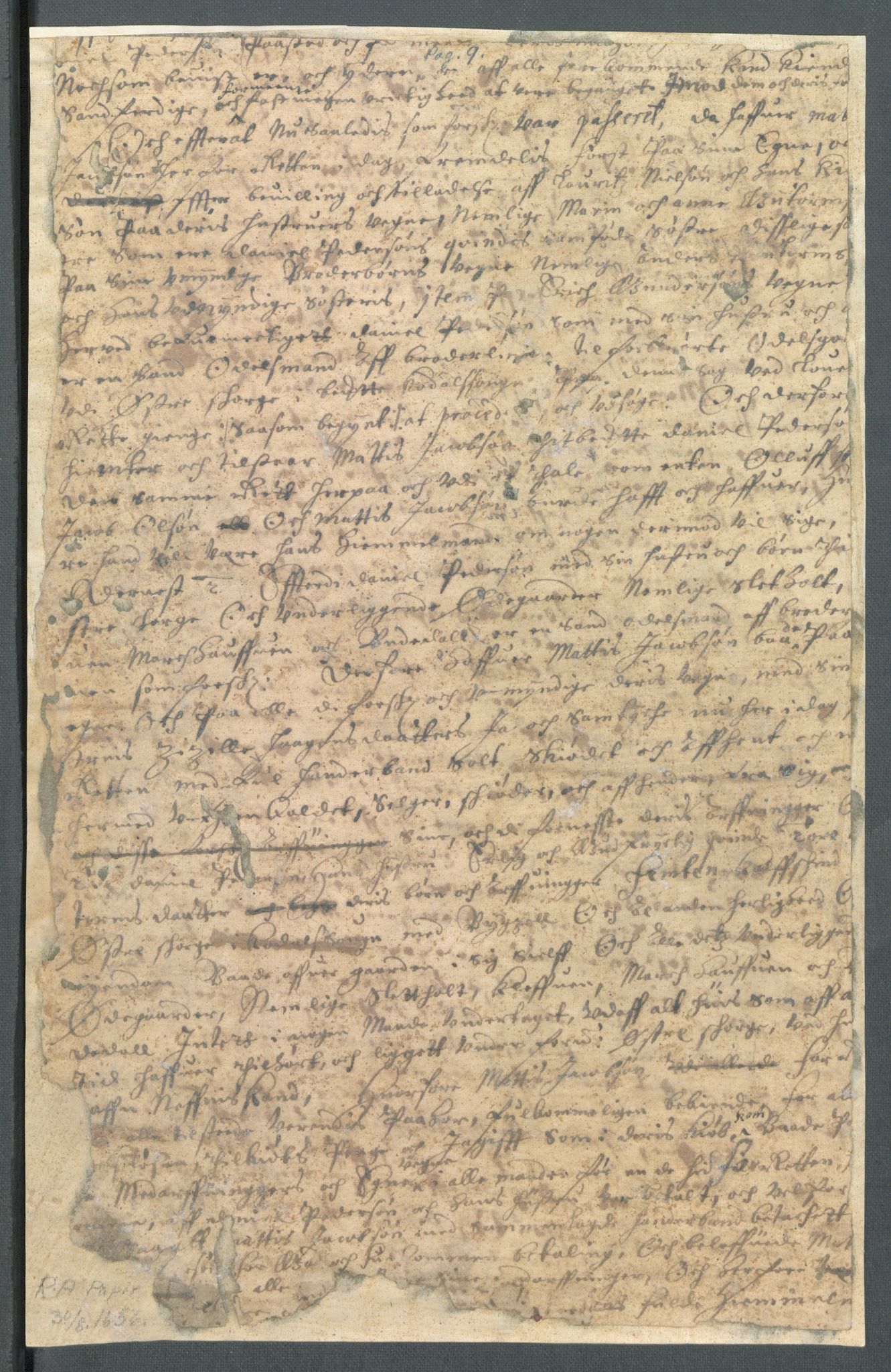 Riksarkivets diplomsamling, AV/RA-EA-5965/F02/L0166: Dokumenter, 1654-1656, s. 270