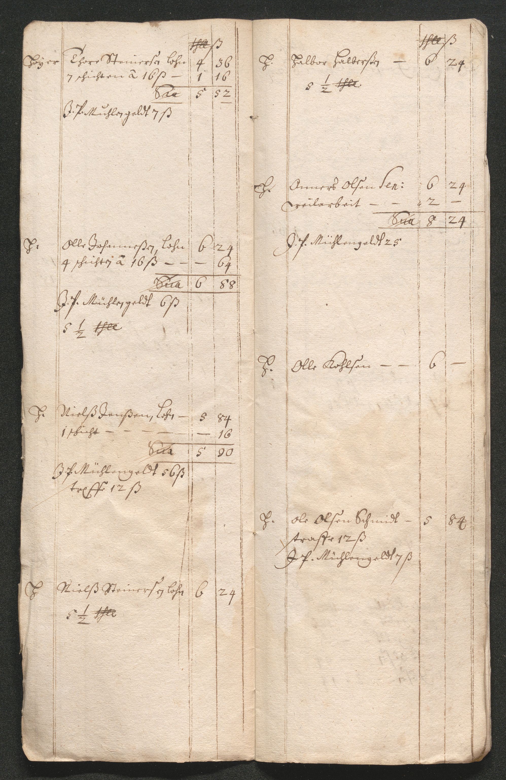 Kongsberg Sølvverk 1623-1816, AV/SAKO-EA-3135/001/D/Dc/Dcd/L0059: Utgiftsregnskap for gruver m.m., 1685-1686, s. 628