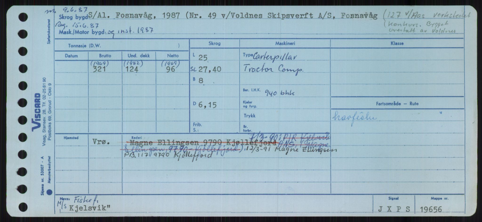 Sjøfartsdirektoratet med forløpere, Skipsmålingen, RA/S-1627/H/Ha/L0003/0001: Fartøy, Hilm-Mar / Fartøy, Hilm-Kol, s. 769