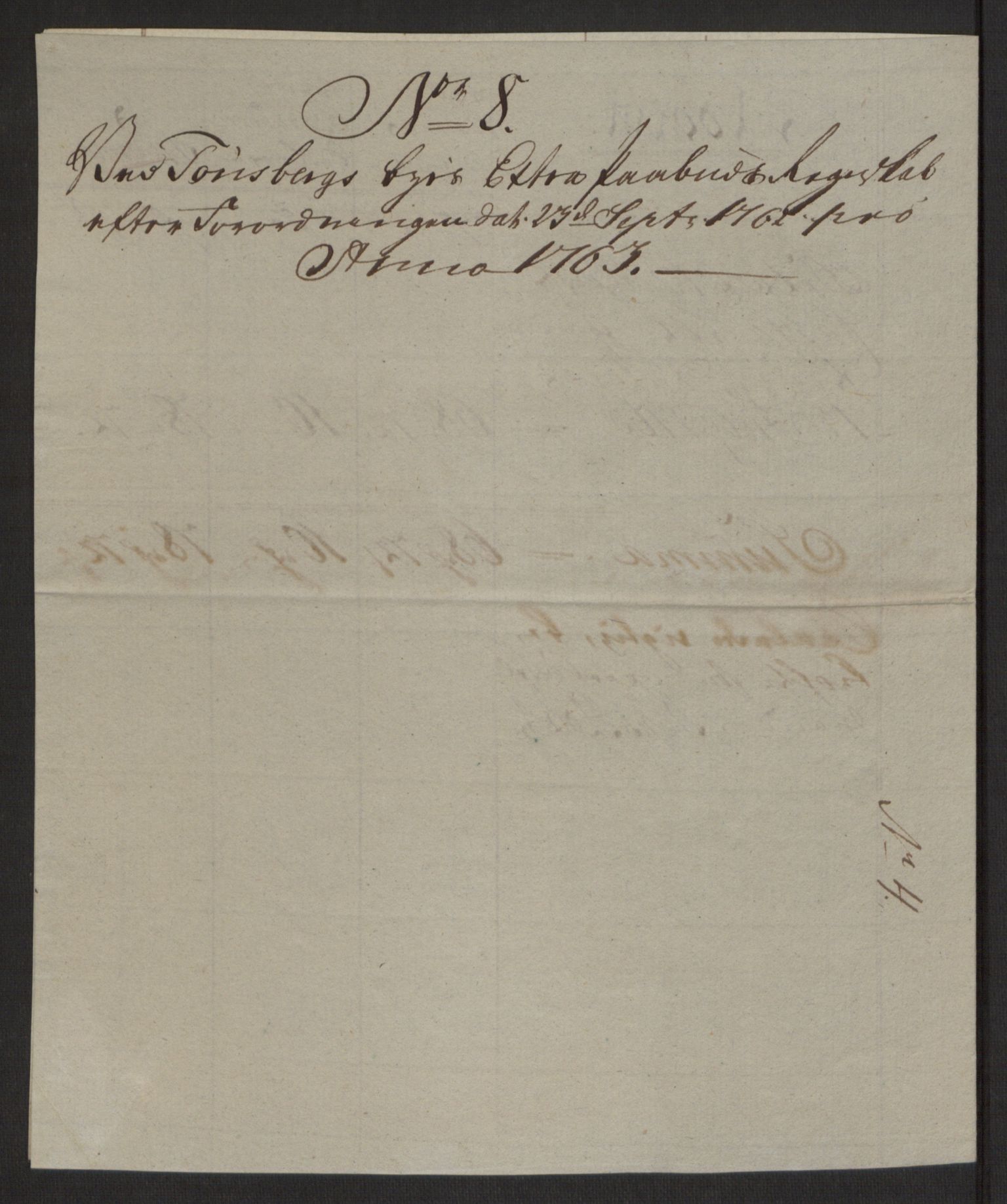 Rentekammeret inntil 1814, Reviderte regnskaper, Byregnskaper, AV/RA-EA-4066/R/Rh/L0162/0001: [H4] Kontribusjonsregnskap / Ekstraskatt, Tønsberg, 1762-1772, s. 78