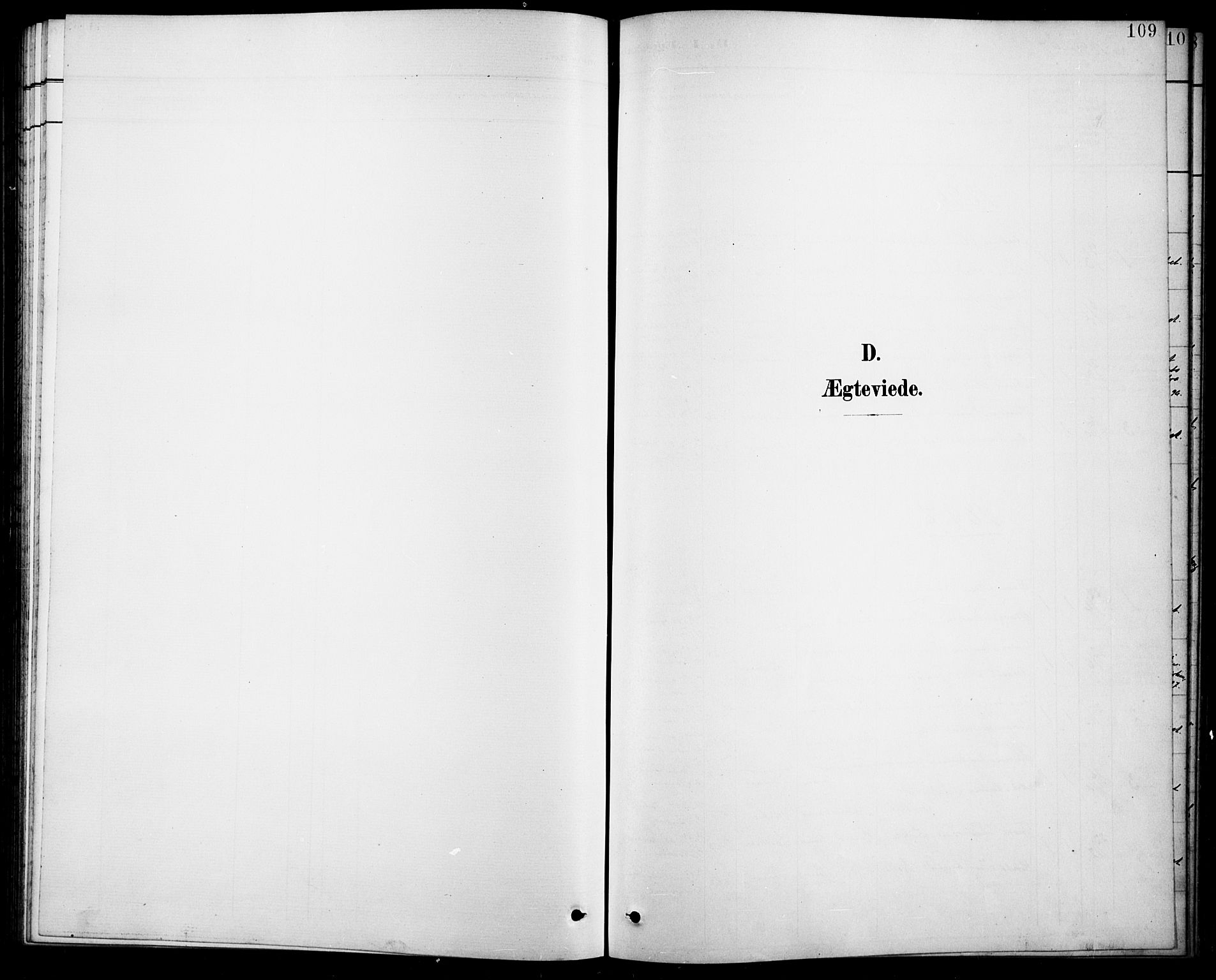 Kvikne prestekontor, SAH/PREST-064/H/Ha/Hab/L0003: Klokkerbok nr. 3, 1896-1918, s. 109
