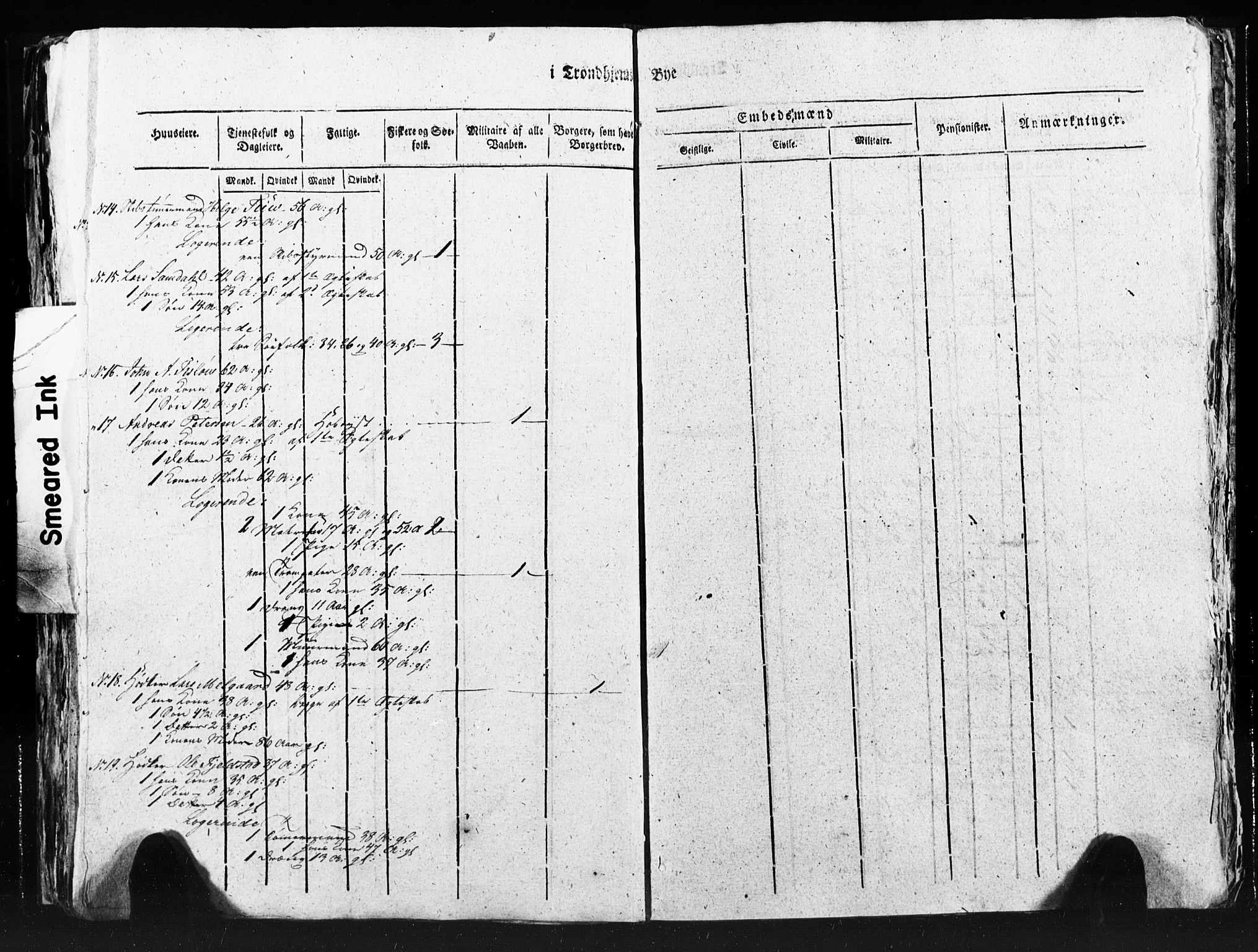 SAT, Folketelling 1815 for 1601 Trondheim kjøpstad (avskrift), 1815, s. 324