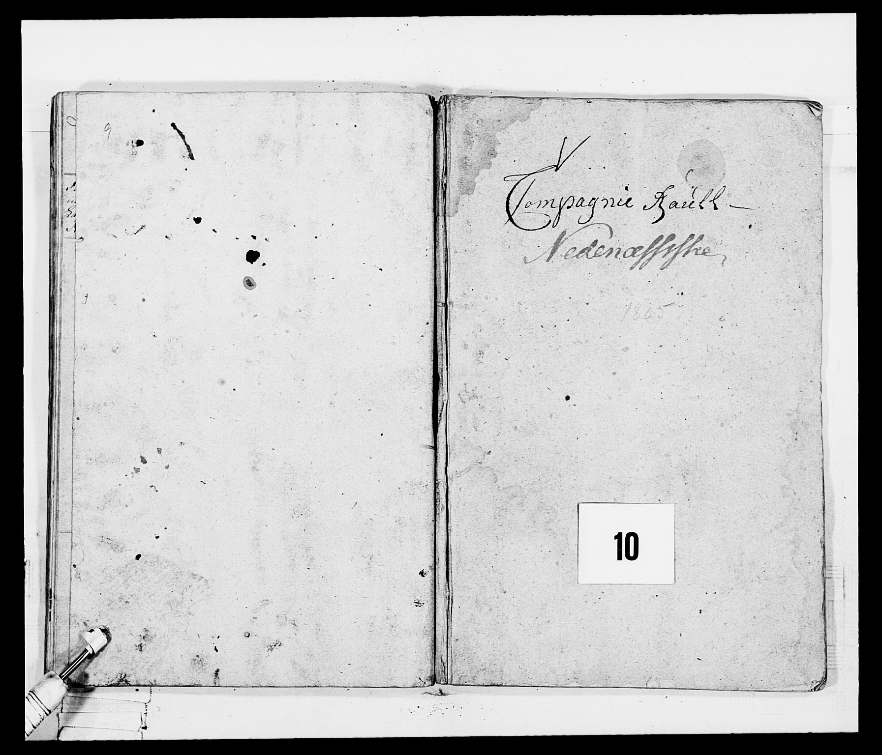 Generalitets- og kommissariatskollegiet, Det kongelige norske kommissariatskollegium, AV/RA-EA-5420/E/Eh/L0115: Telemarkske nasjonale infanteriregiment, 1802-1805, s. 435