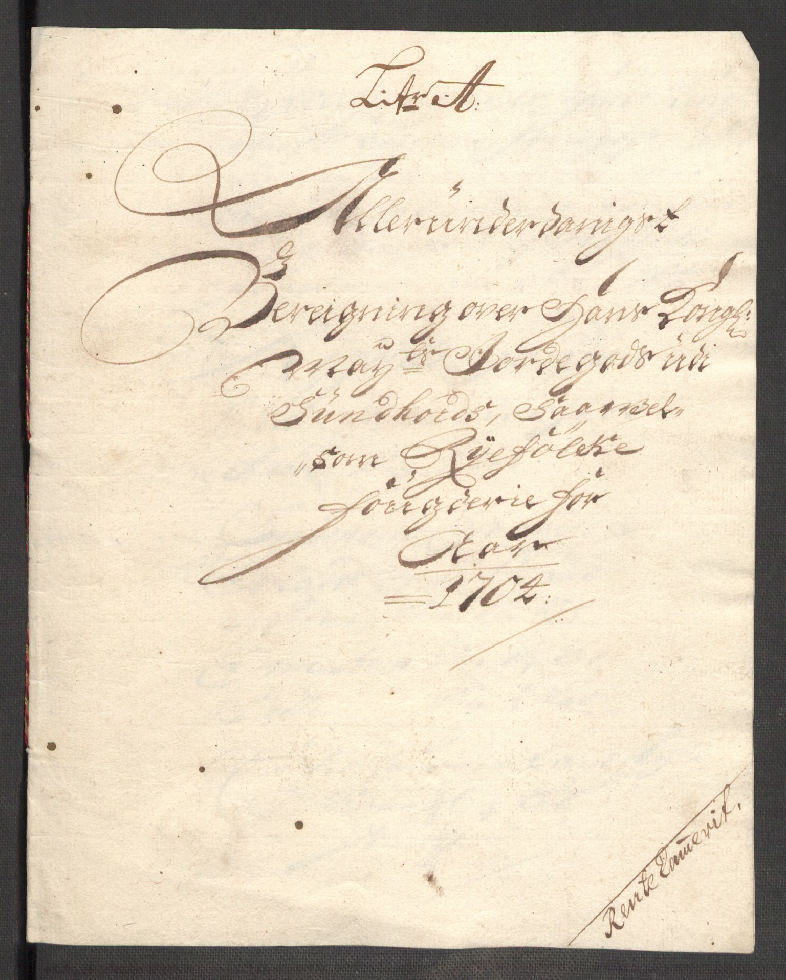 Rentekammeret inntil 1814, Reviderte regnskaper, Fogderegnskap, AV/RA-EA-4092/R48/L2982: Fogderegnskap Sunnhordland og Hardanger, 1704, s. 24