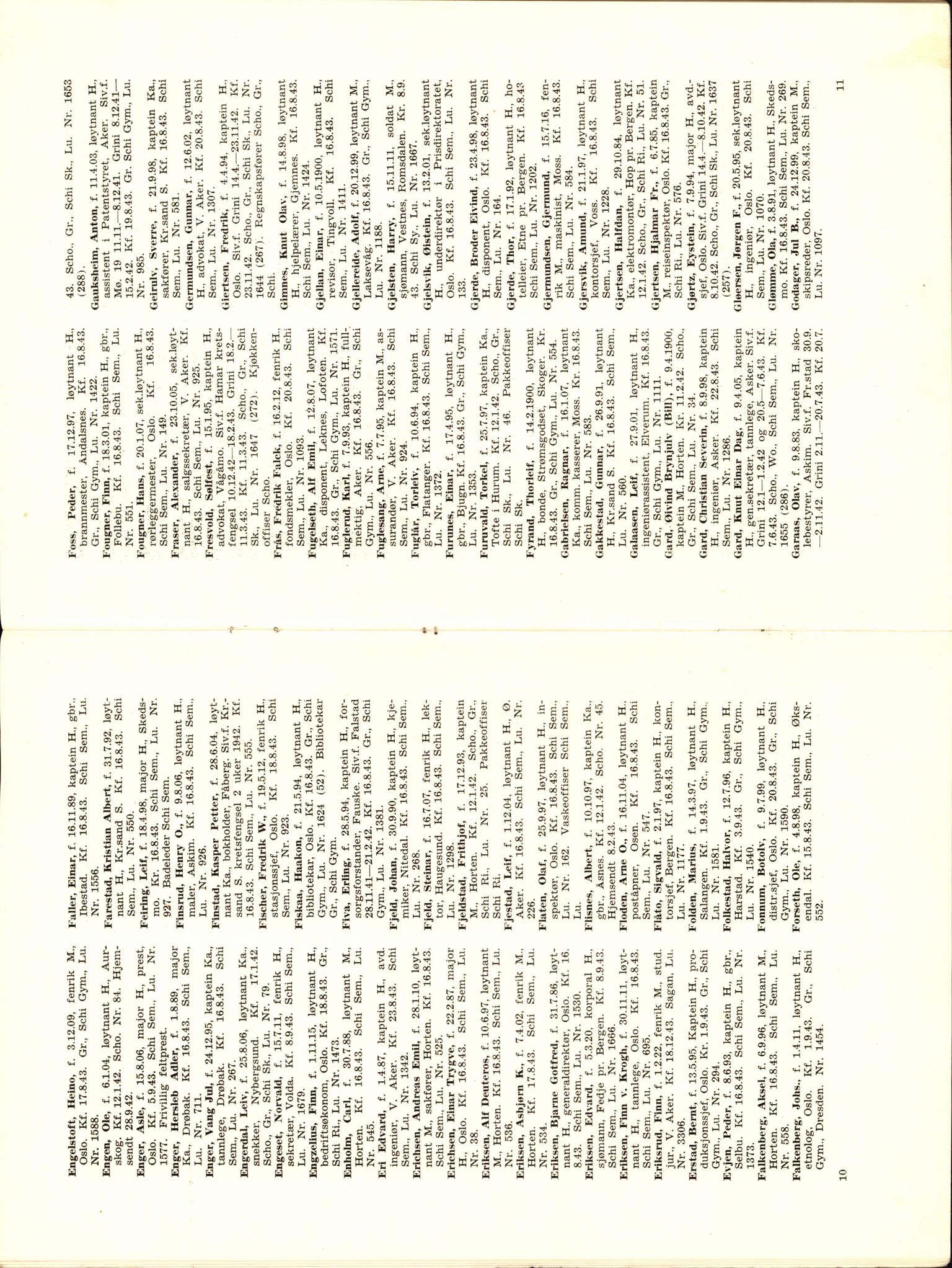 Forsvaret, Forsvarets krigshistoriske avdeling, AV/RA-RAFA-2017/Y/Yf/L0201: II-C-11-2102  -  Norske offiserer i krigsfangenskap, 1940-1945, s. 128