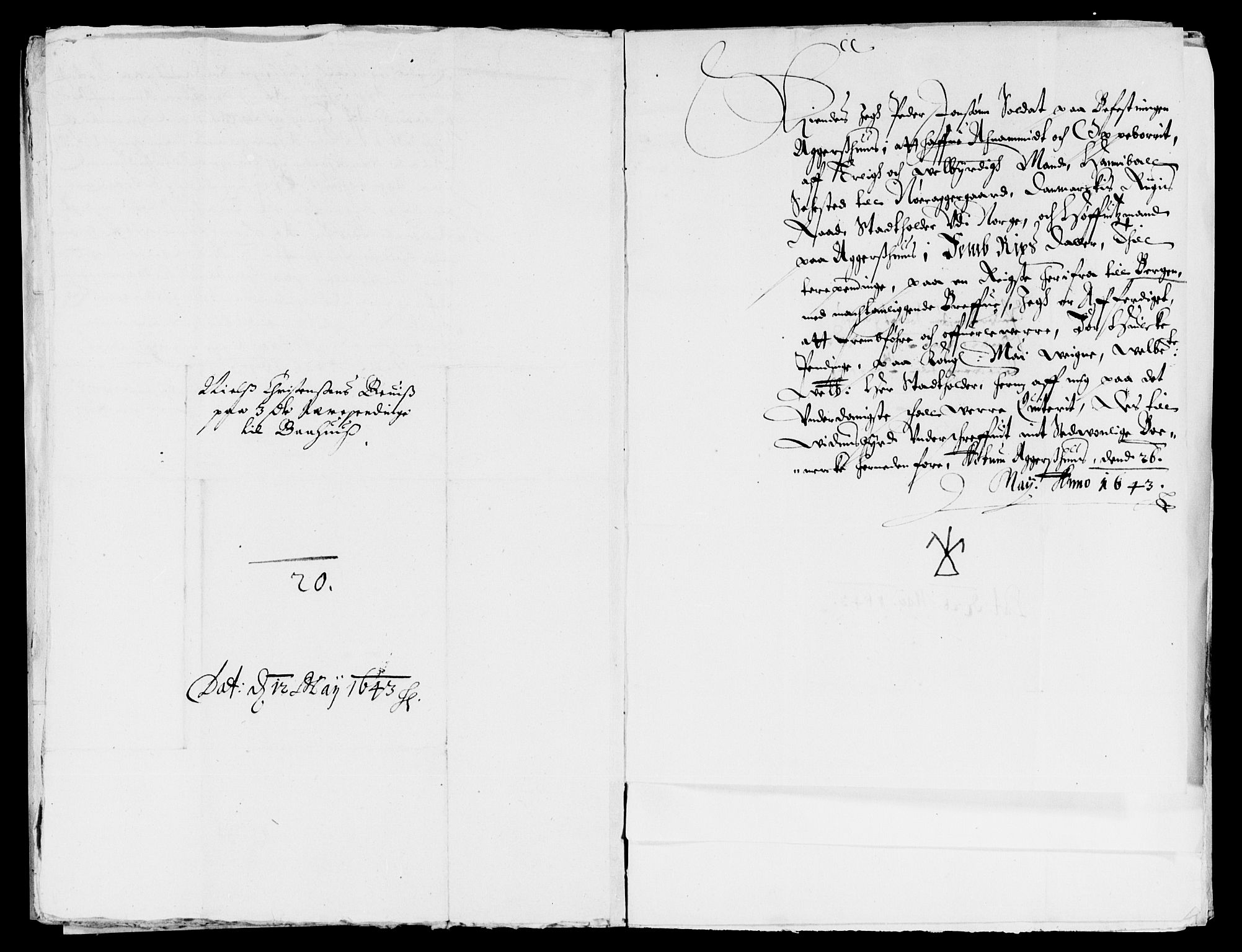 Rentekammeret inntil 1814, Reviderte regnskaper, Lensregnskaper, AV/RA-EA-5023/R/Rb/Rba/L0171: Akershus len, 1643-1644