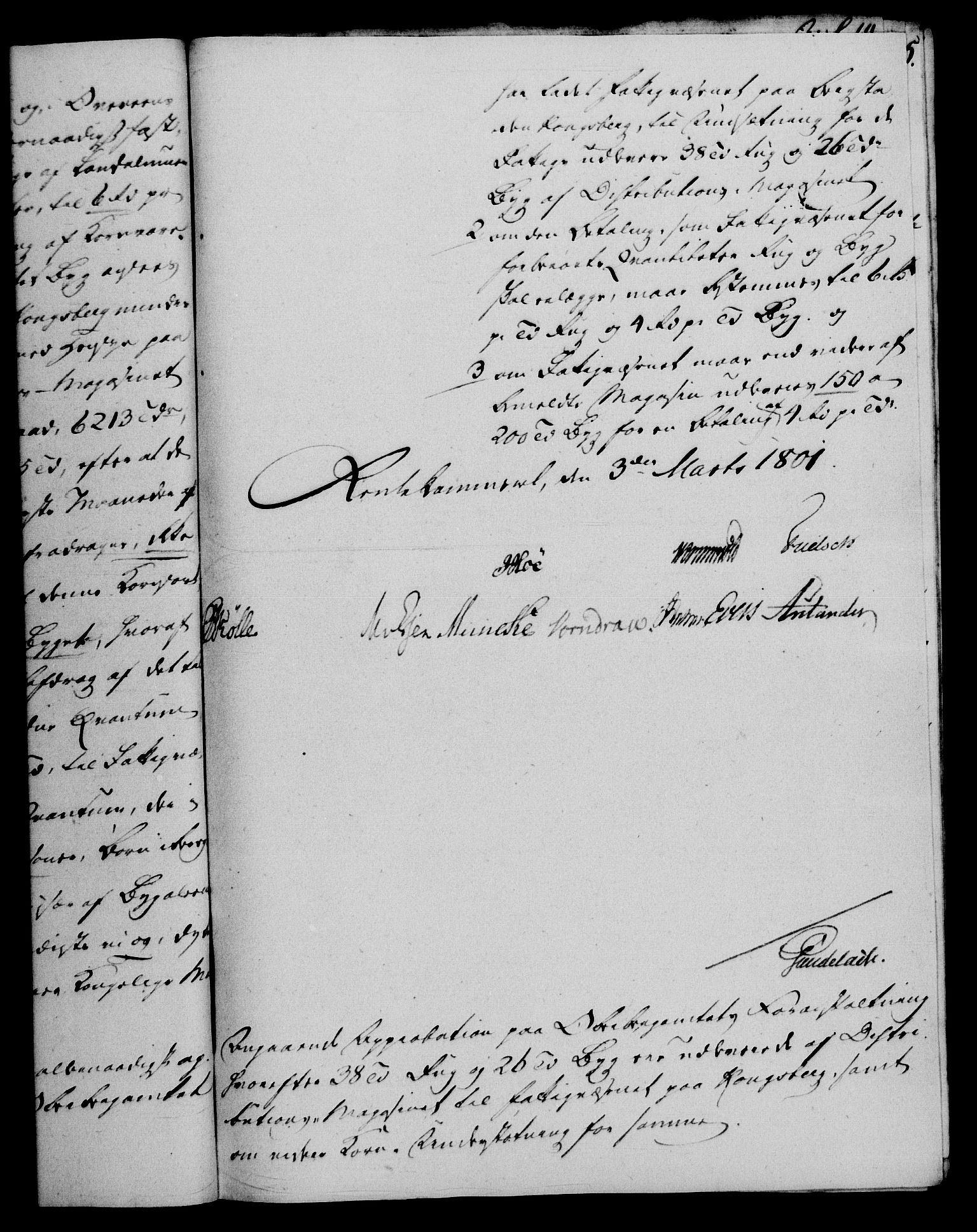 Rentekammeret, Renteskriverkontorene, AV/RA-EA-3115/M/Mf/Mfb/L0005: Relasjons- og resolusjonsprotokoll med register (merket RK 54.11), 1801-1802