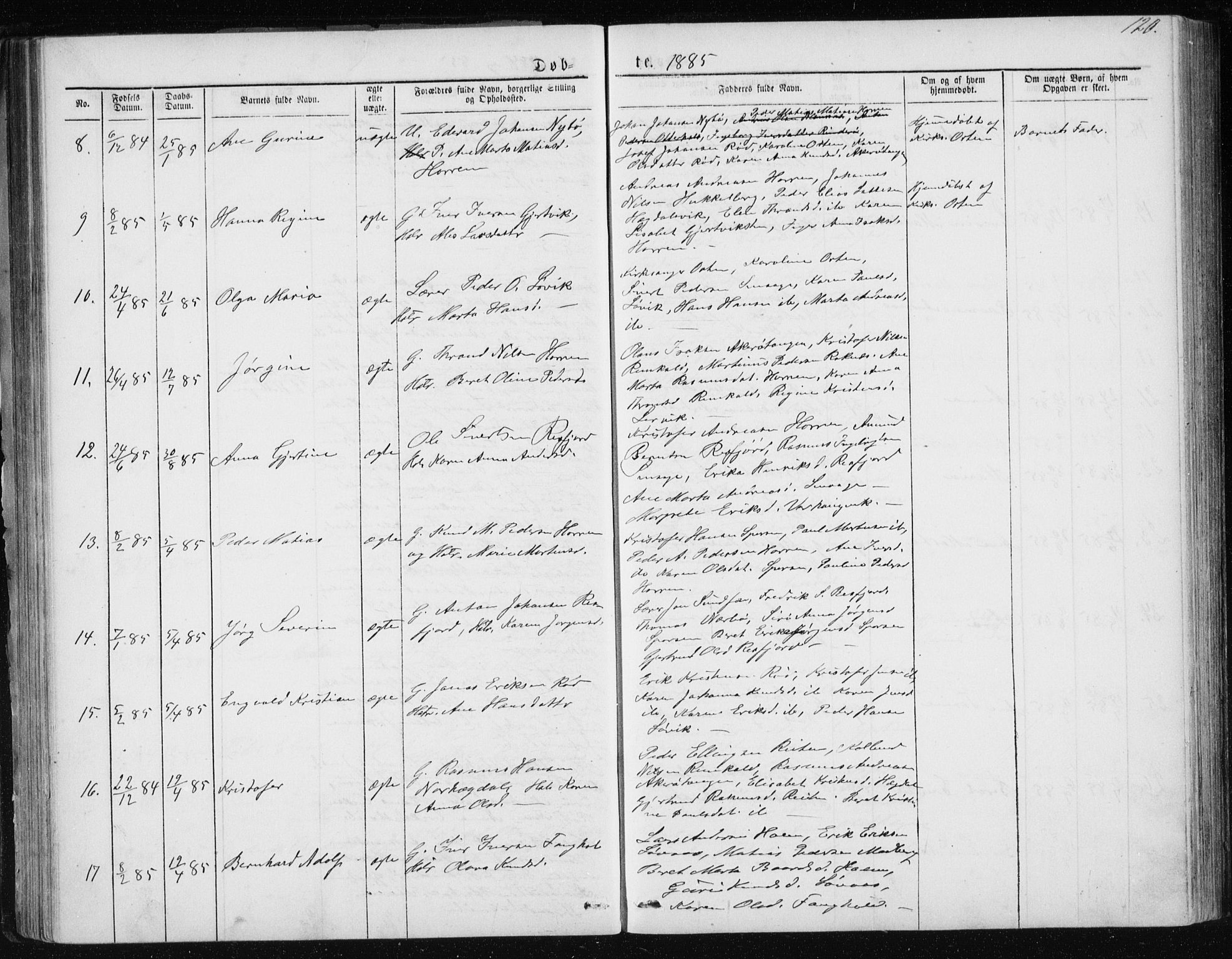 Ministerialprotokoller, klokkerbøker og fødselsregistre - Møre og Romsdal, AV/SAT-A-1454/560/L0724: Klokkerbok nr. 560C01, 1867-1892, s. 120