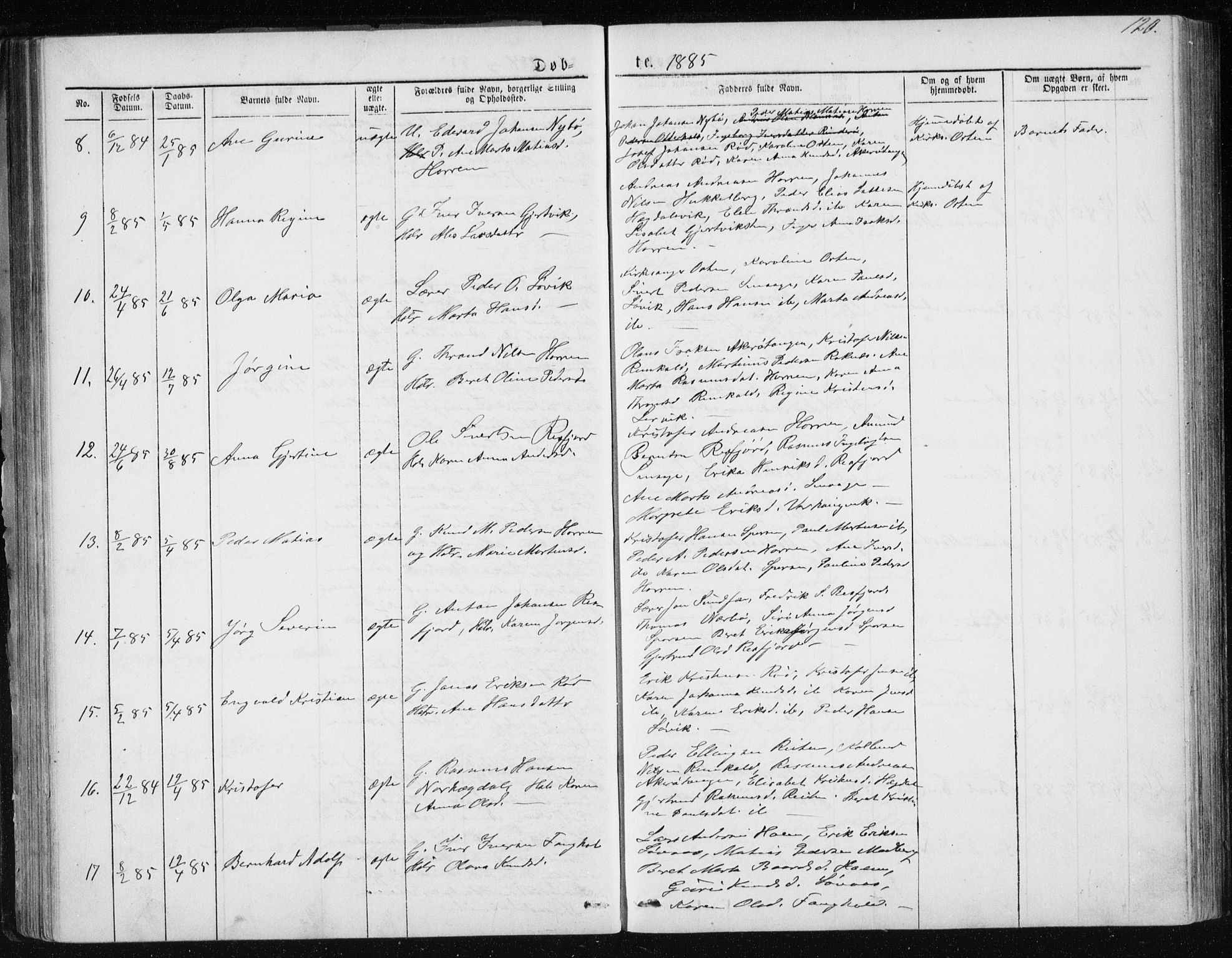 Ministerialprotokoller, klokkerbøker og fødselsregistre - Møre og Romsdal, SAT/A-1454/560/L0724: Klokkerbok nr. 560C01, 1867-1892, s. 120