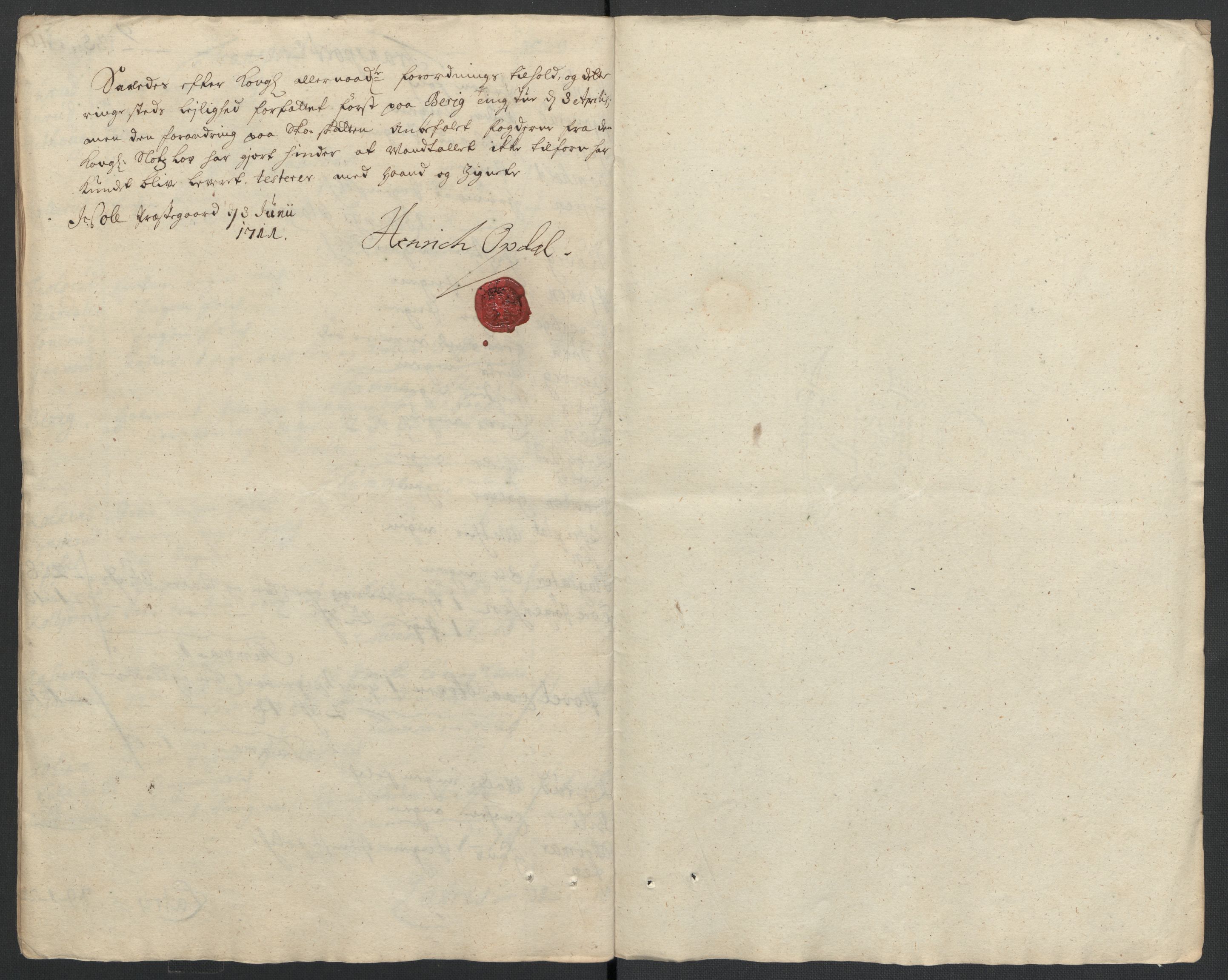 Rentekammeret inntil 1814, Reviderte regnskaper, Fogderegnskap, AV/RA-EA-4092/R23/L1469: Fogderegnskap Ringerike og Hallingdal, 1711, s. 310