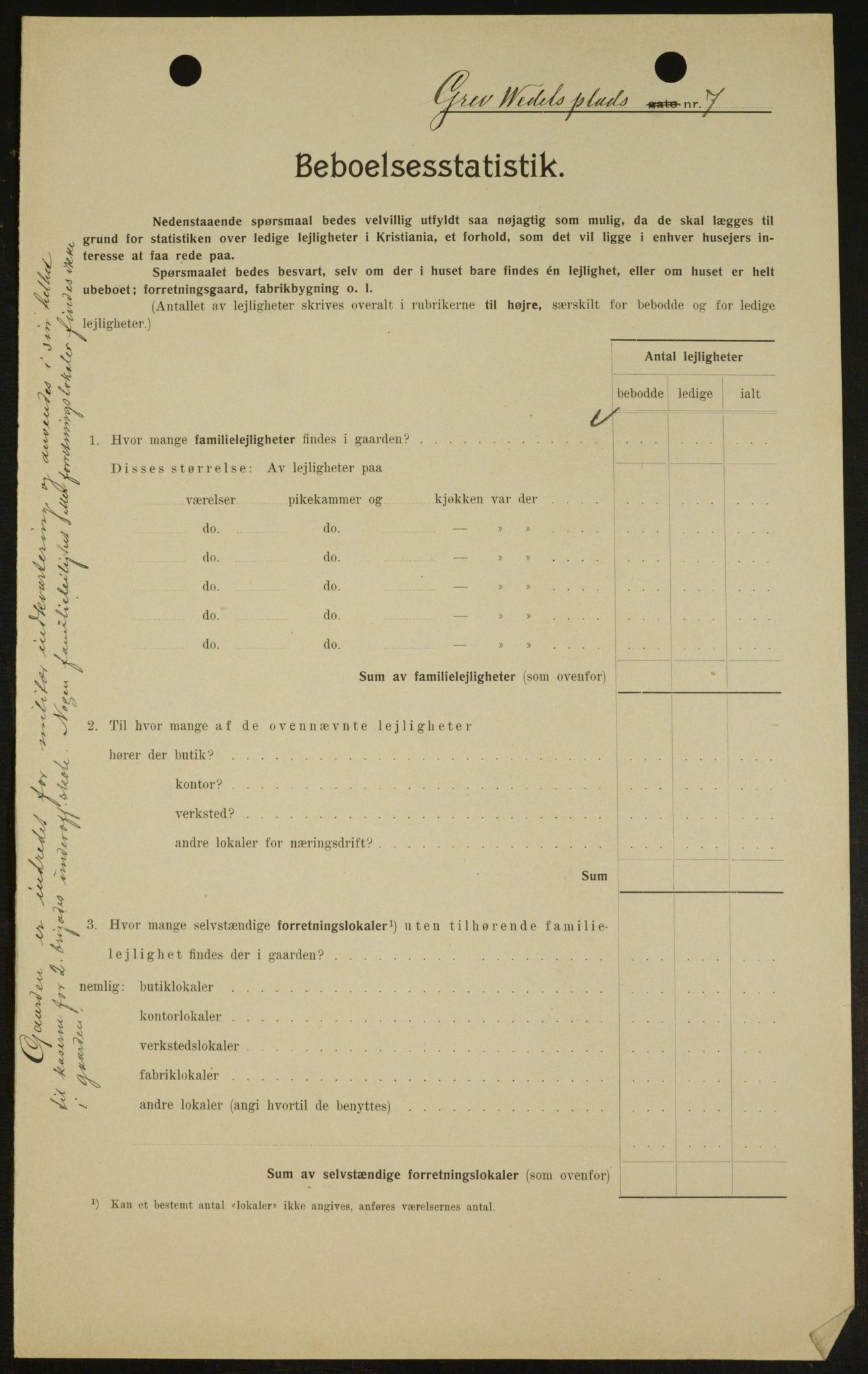 OBA, Kommunal folketelling 1.2.1909 for Kristiania kjøpstad, 1909, s. 27200