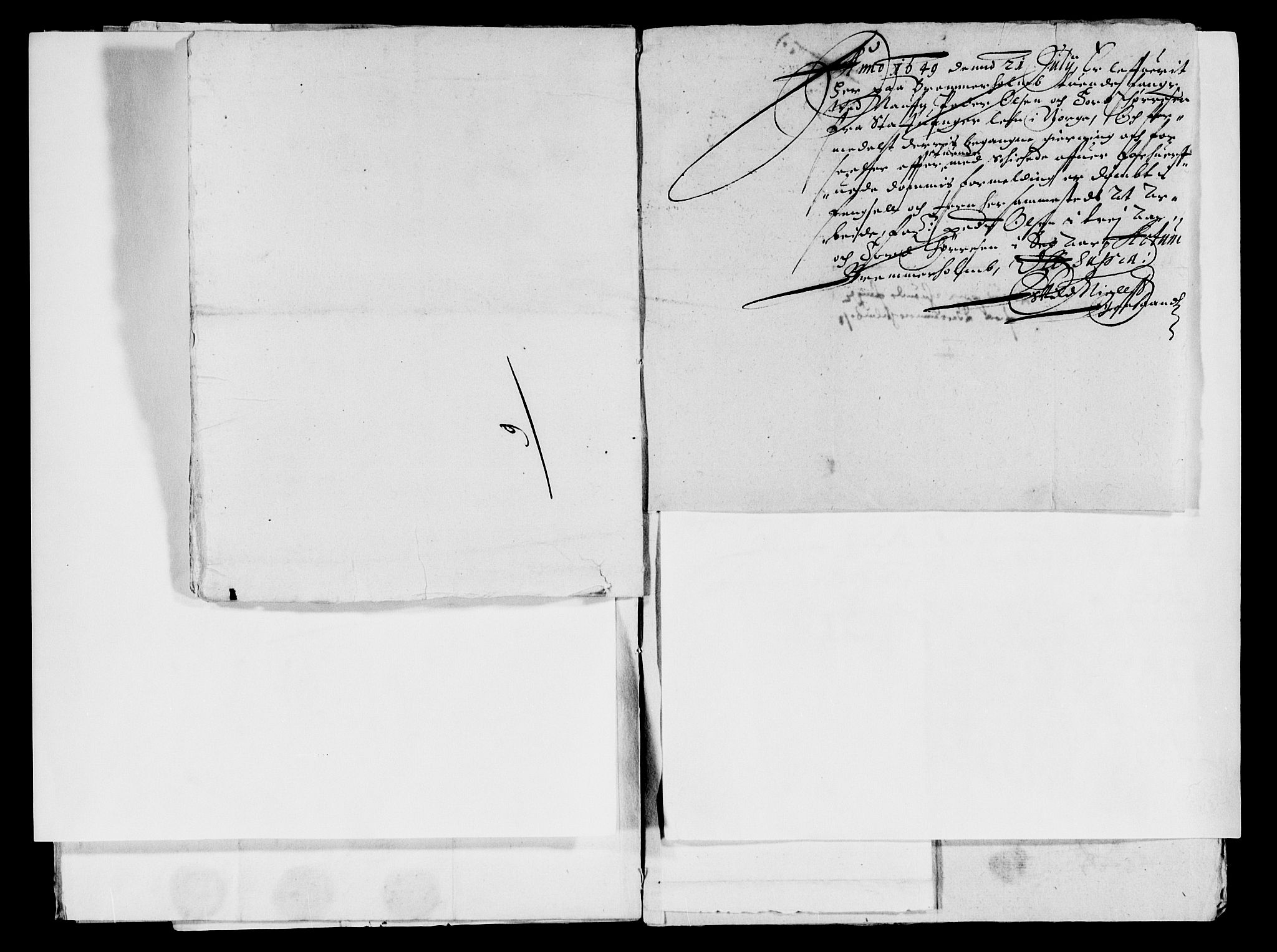 Rentekammeret inntil 1814, Reviderte regnskaper, Lensregnskaper, AV/RA-EA-5023/R/Rb/Rbs/L0032: Stavanger len, 1648-1650