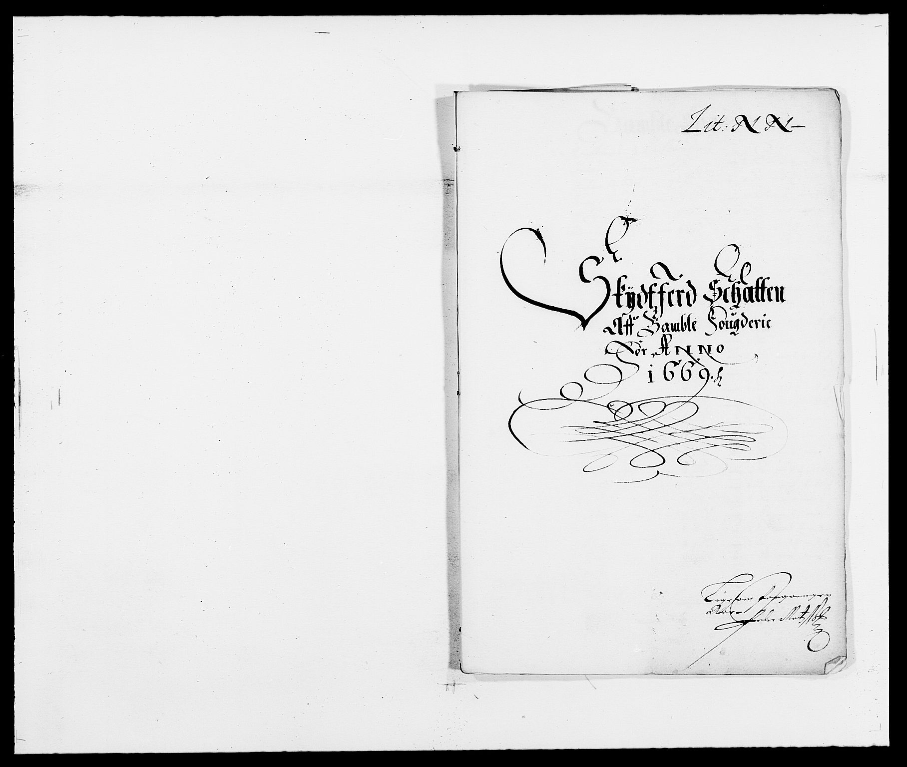 Rentekammeret inntil 1814, Reviderte regnskaper, Fogderegnskap, AV/RA-EA-4092/R34/L2040: Fogderegnskap Bamble, 1662-1669, s. 173