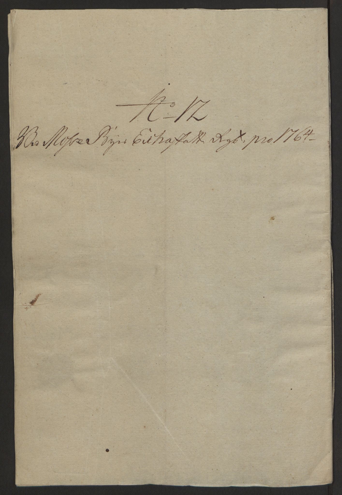 Rentekammeret inntil 1814, Reviderte regnskaper, Byregnskaper, AV/RA-EA-4066/R/Rc/L0042/0001: [C1] Kontribusjonsregnskap / Ekstraskatt, 1762-1765, s. 335