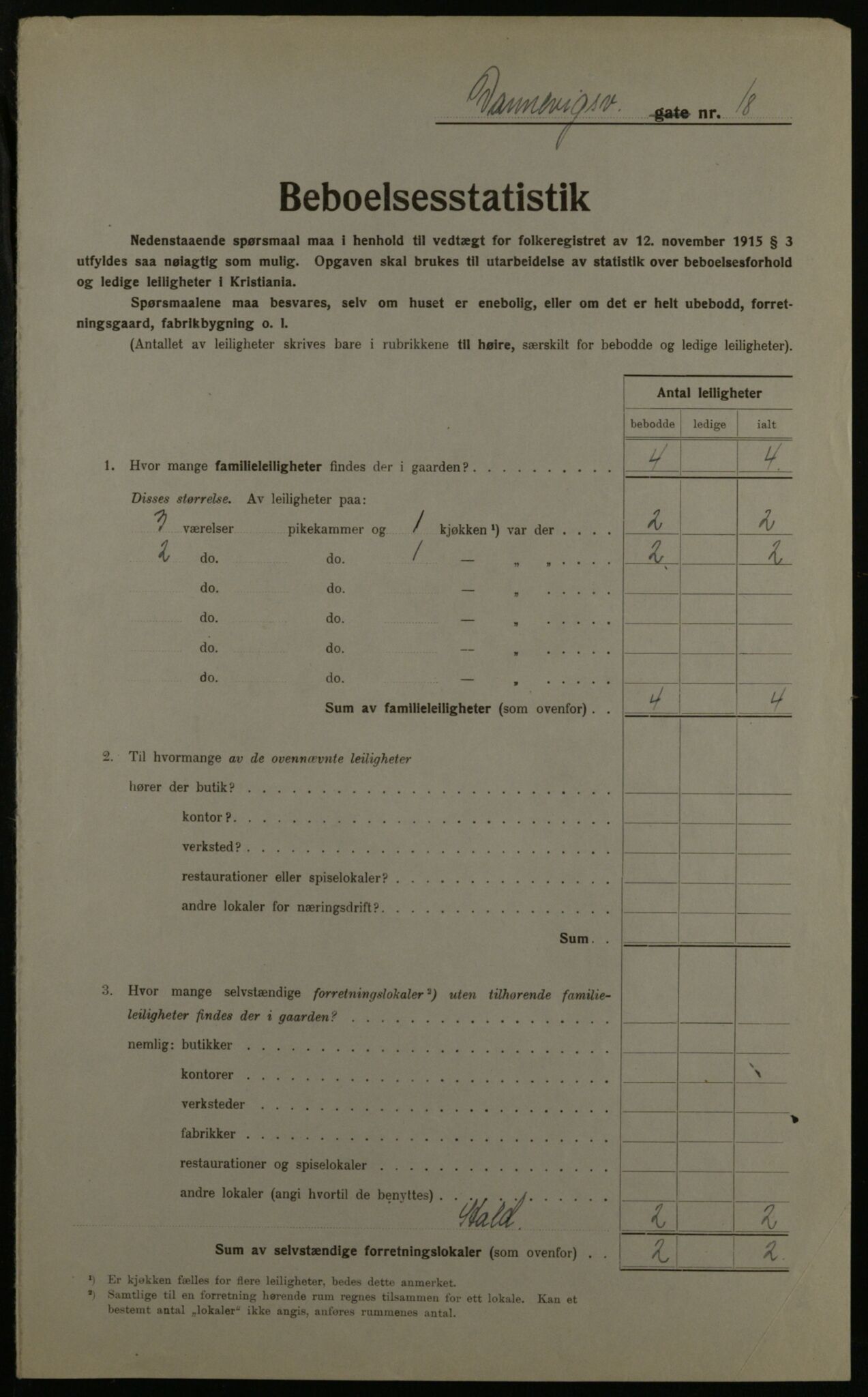 OBA, Kommunal folketelling 1.12.1923 for Kristiania, 1923, s. 17133