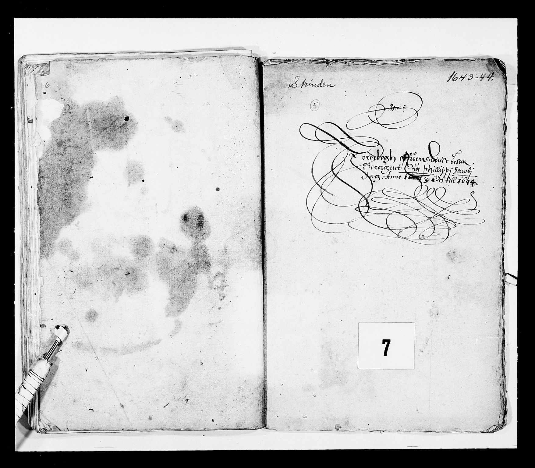 Stattholderembetet 1572-1771, AV/RA-EA-2870/Ek/L0027/0001: Jordebøker 1633-1658: / Jordebøker for Trondheim len, 1643-1644, s. 137