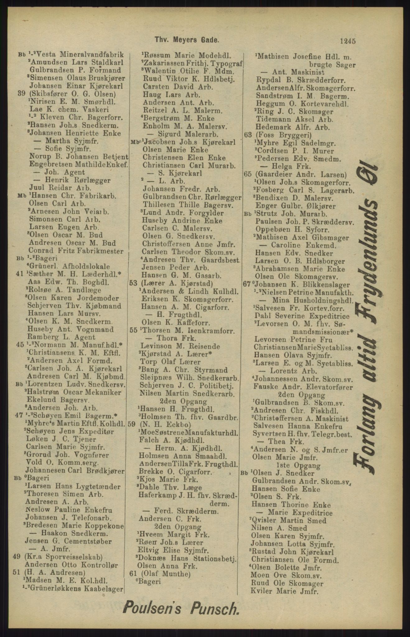 Kristiania/Oslo adressebok, PUBL/-, 1904, s. 1245