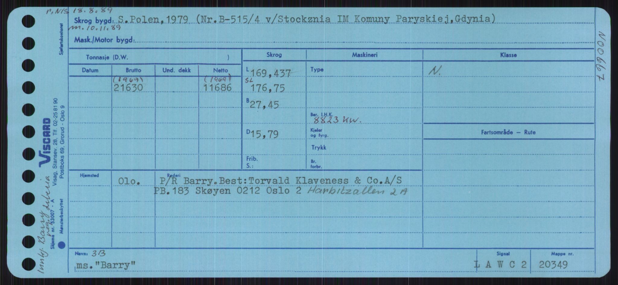 Sjøfartsdirektoratet med forløpere, Skipsmålingen, AV/RA-S-1627/H/Ha/L0001/0001: Fartøy, A-Eig / Fartøy A-Bjøn, s. 679