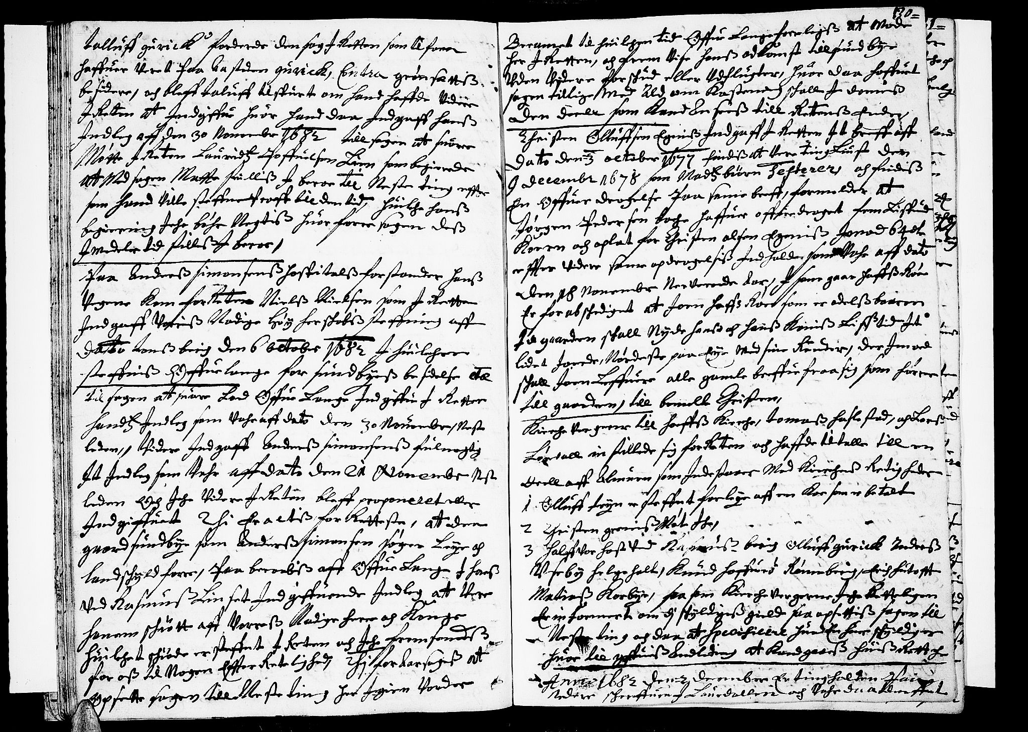 Nordre Jarlsberg sorenskriveri, AV/SAKO-A-80/F/Fa/Faa/L0001: Tingbok, 1682-1683, s. 30
