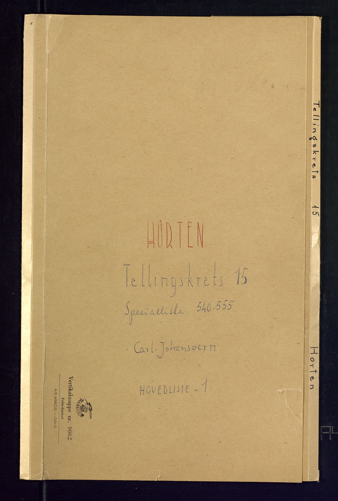 SAKO, Folketelling 1875 for 0703P Horten prestegjeld, 1875, s. 22