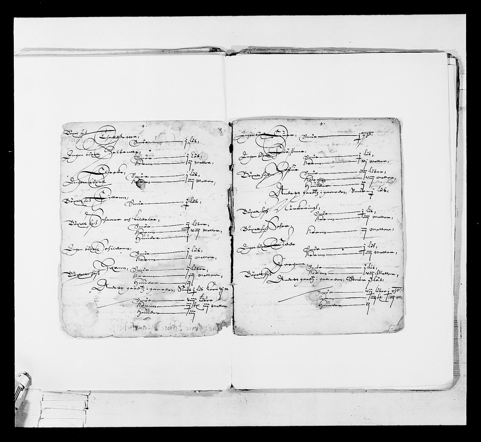 Stattholderembetet 1572-1771, AV/RA-EA-2870/Ek/L0017/0001: Jordebøker 1633-1658: / Adelsjordebøker, 1633-1639, s. 204