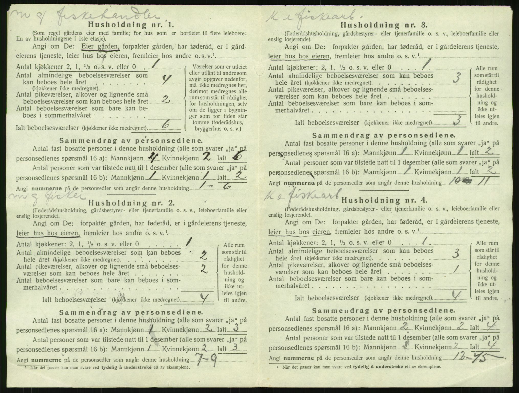 SAT, Folketelling 1920 for 1554 Bremsnes herred, 1920, s. 1420