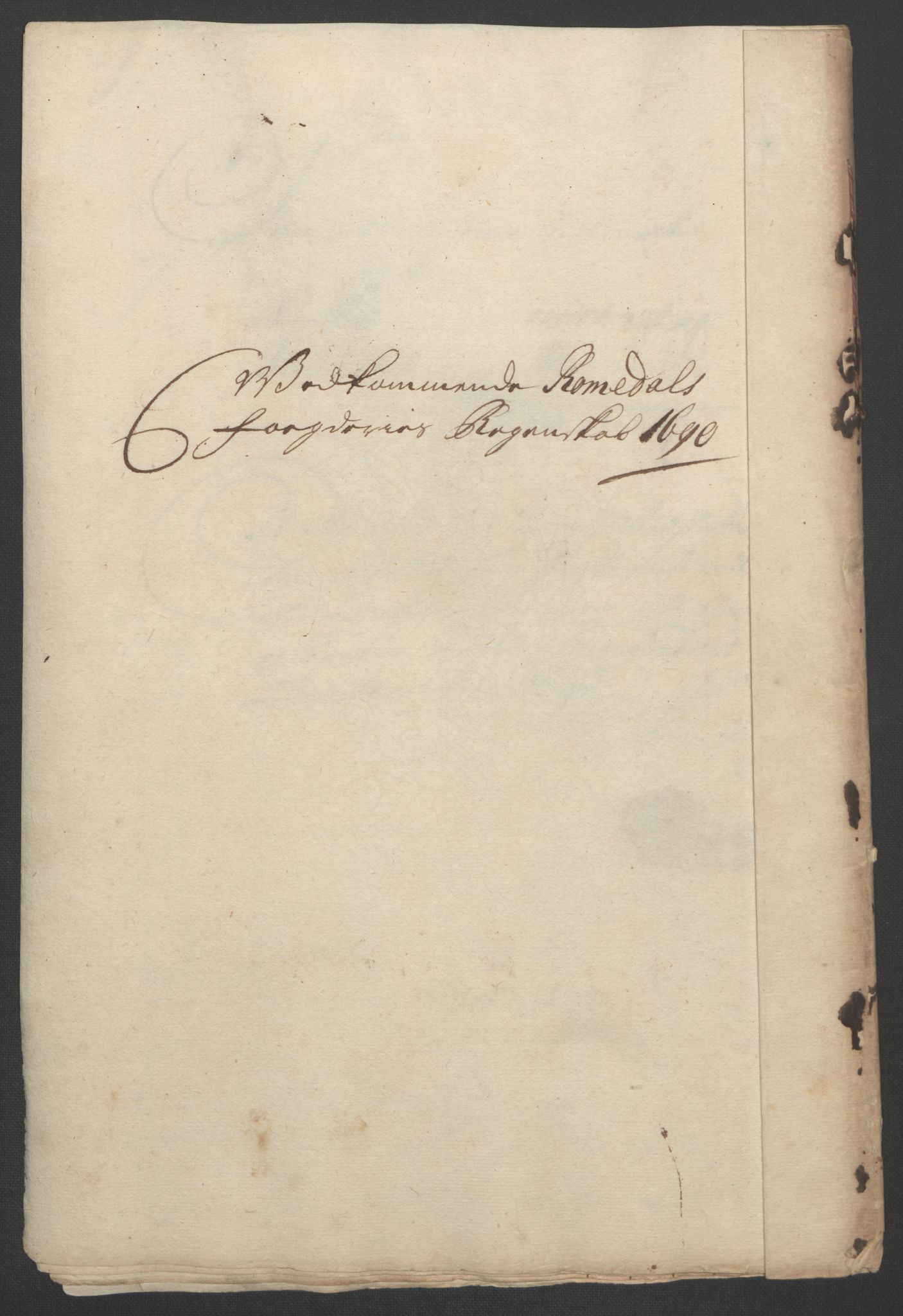Rentekammeret inntil 1814, Reviderte regnskaper, Fogderegnskap, AV/RA-EA-4092/R55/L3649: Fogderegnskap Romsdal, 1690-1691, s. 109