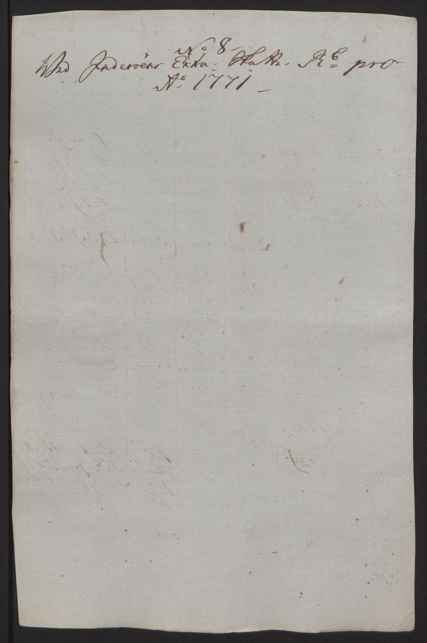 Rentekammeret inntil 1814, Reviderte regnskaper, Fogderegnskap, AV/RA-EA-4092/R63/L4420: Ekstraskatten Inderøy, 1762-1772, s. 439