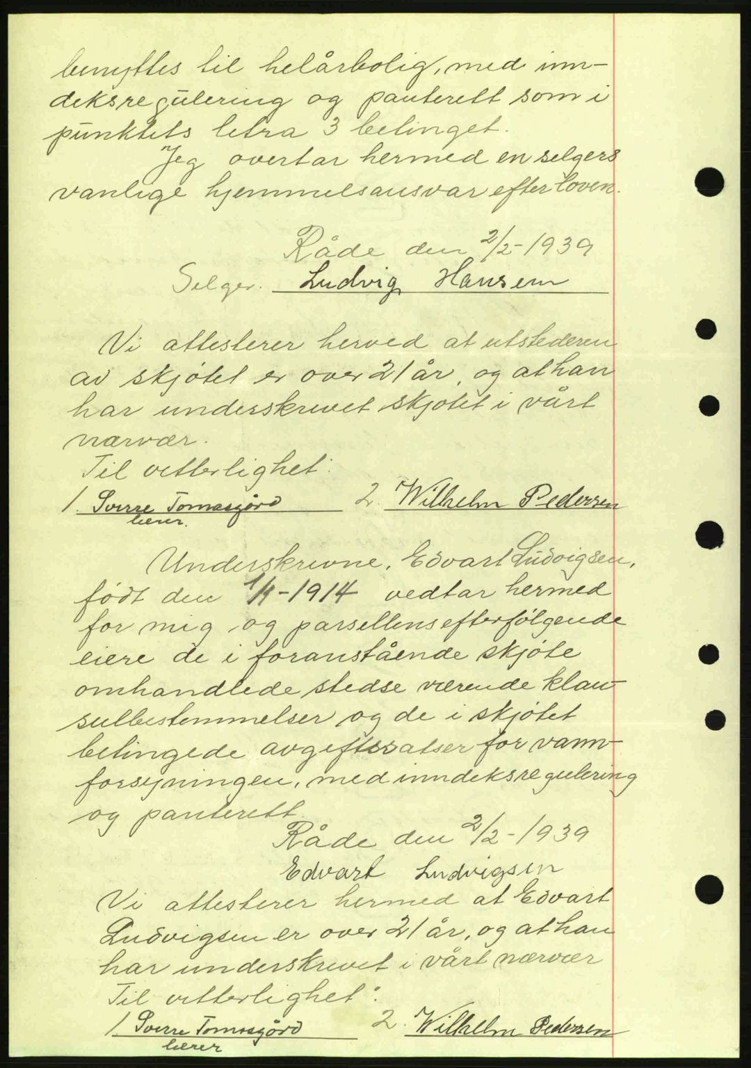 Moss sorenskriveri, SAO/A-10168: Pantebok nr. A5, 1938-1939, Dagboknr: 376/1939