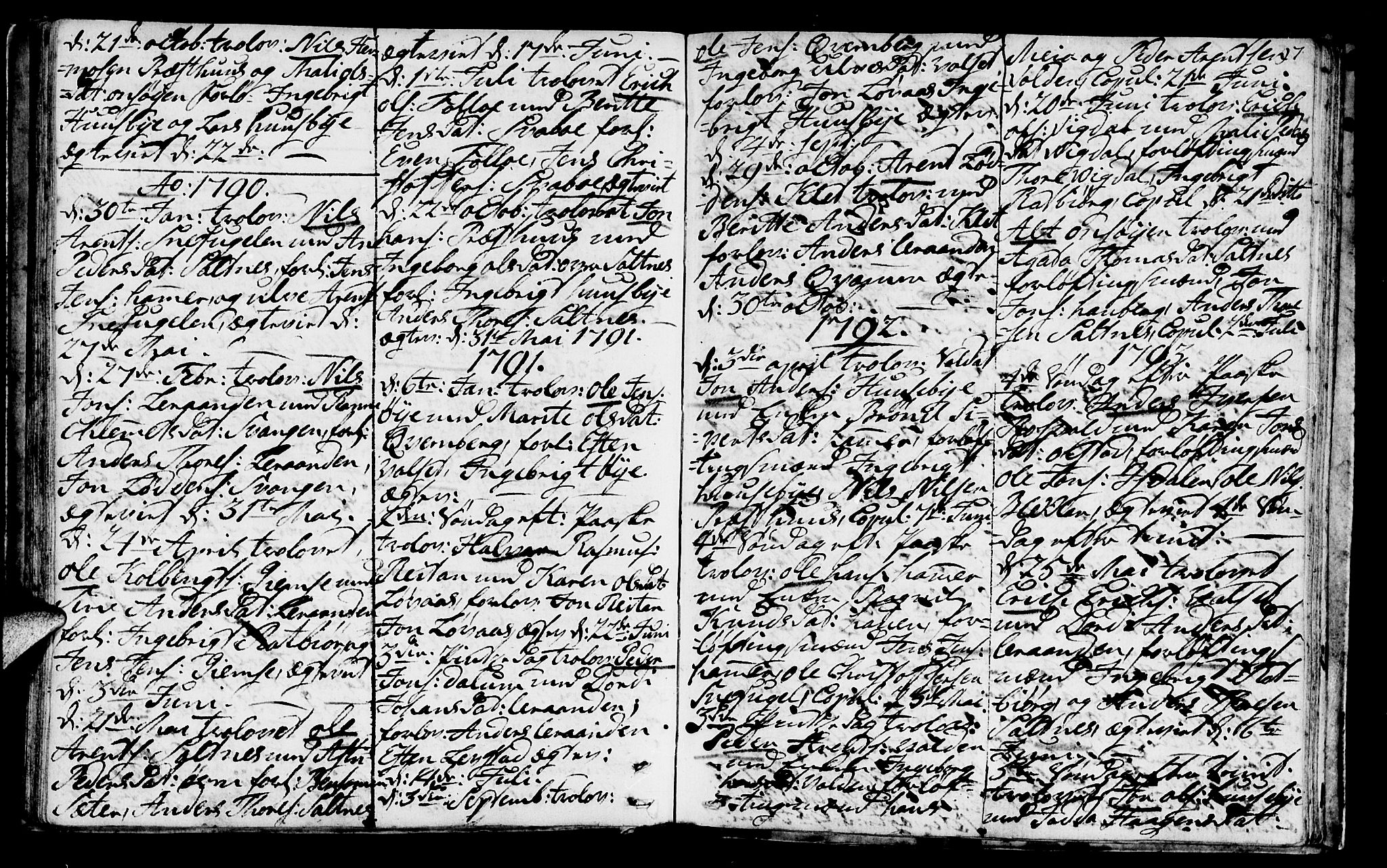 Ministerialprotokoller, klokkerbøker og fødselsregistre - Sør-Trøndelag, AV/SAT-A-1456/666/L0784: Ministerialbok nr. 666A02, 1754-1802, s. 97