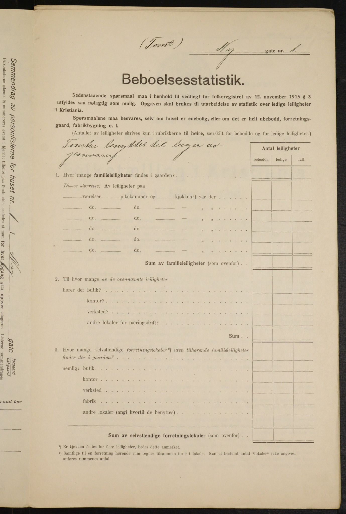 OBA, Kommunal folketelling 1.2.1916 for Kristiania, 1916, s. 75682