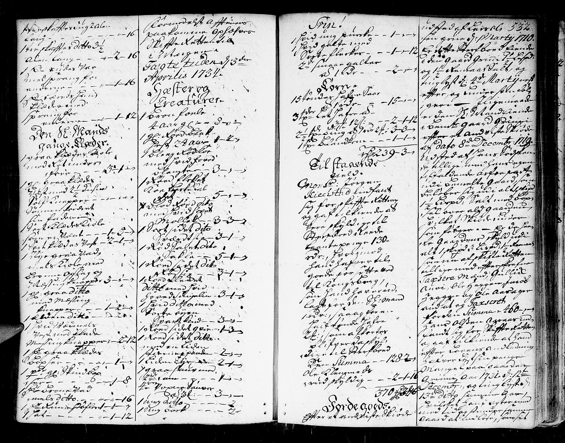 Lier, Røyken og Hurum sorenskriveri, AV/SAKO-A-89/H/Hc/L0003: Skifteprotokoll, 1717-1737, s. 531b-532a