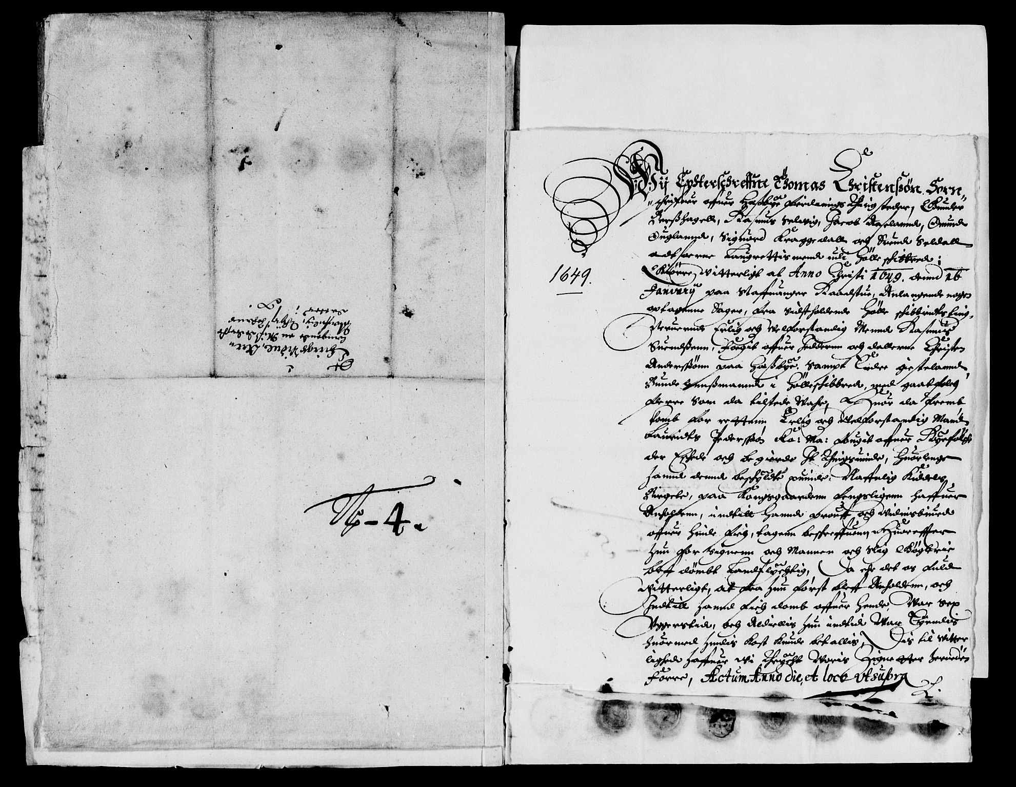 Rentekammeret inntil 1814, Reviderte regnskaper, Lensregnskaper, AV/RA-EA-5023/R/Rb/Rbs/L0031: Stavanger len, 1646-1649