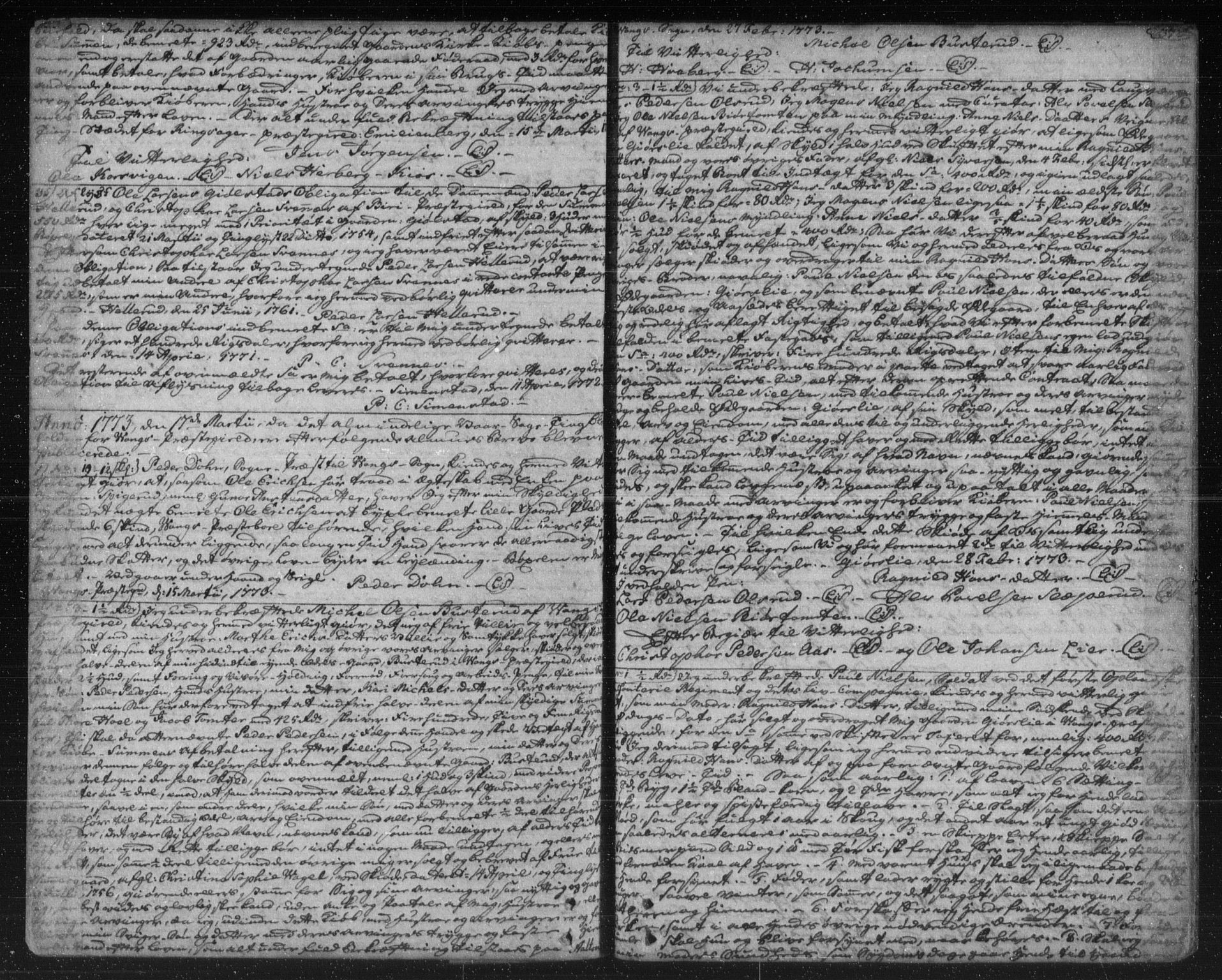 Hedemarken sorenskriveri, SAH/TING-034/H/Hb/L0008: Pantebok nr. 8, 1766-1778, s. 372